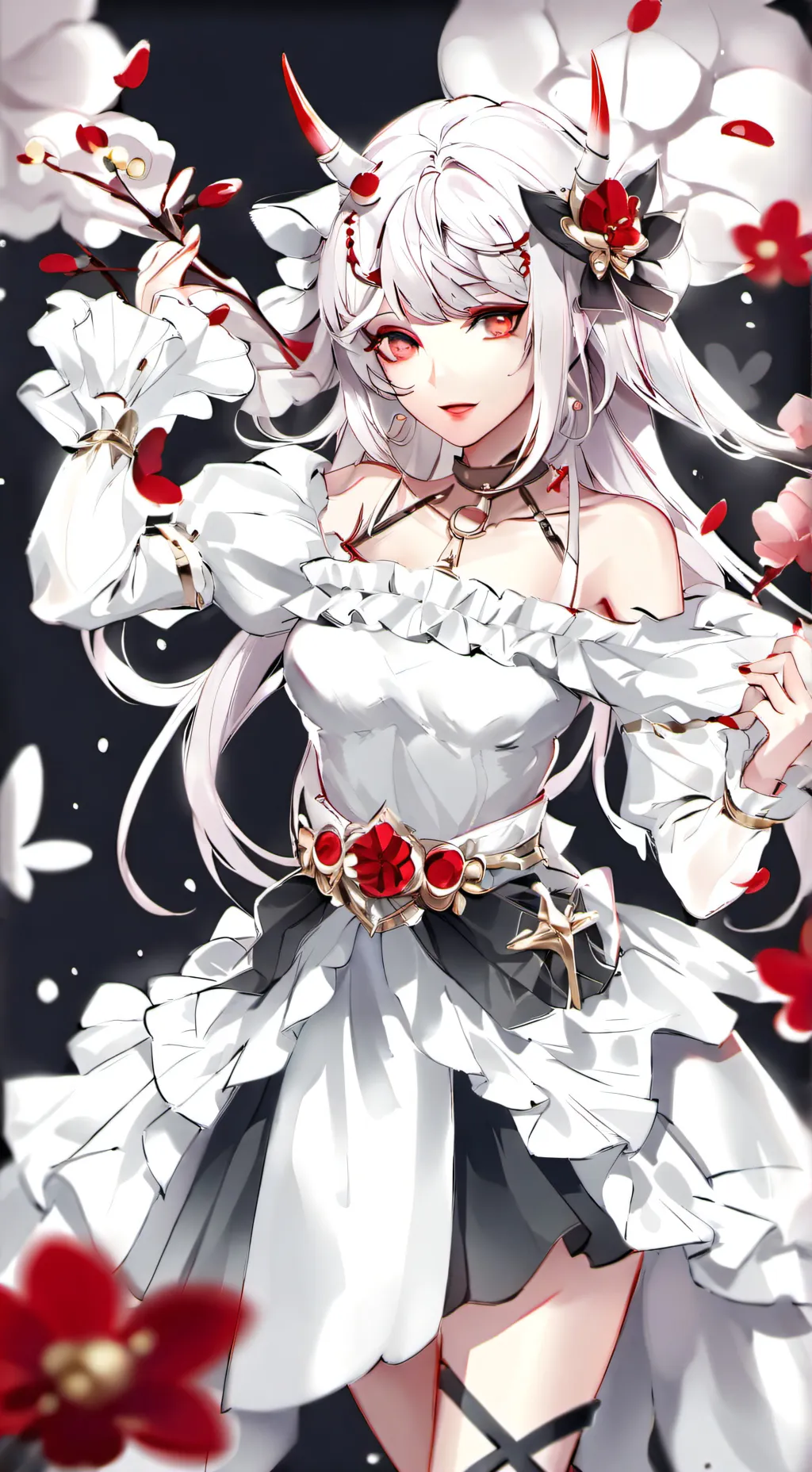 ai character: 💘cutie White 🤍 background