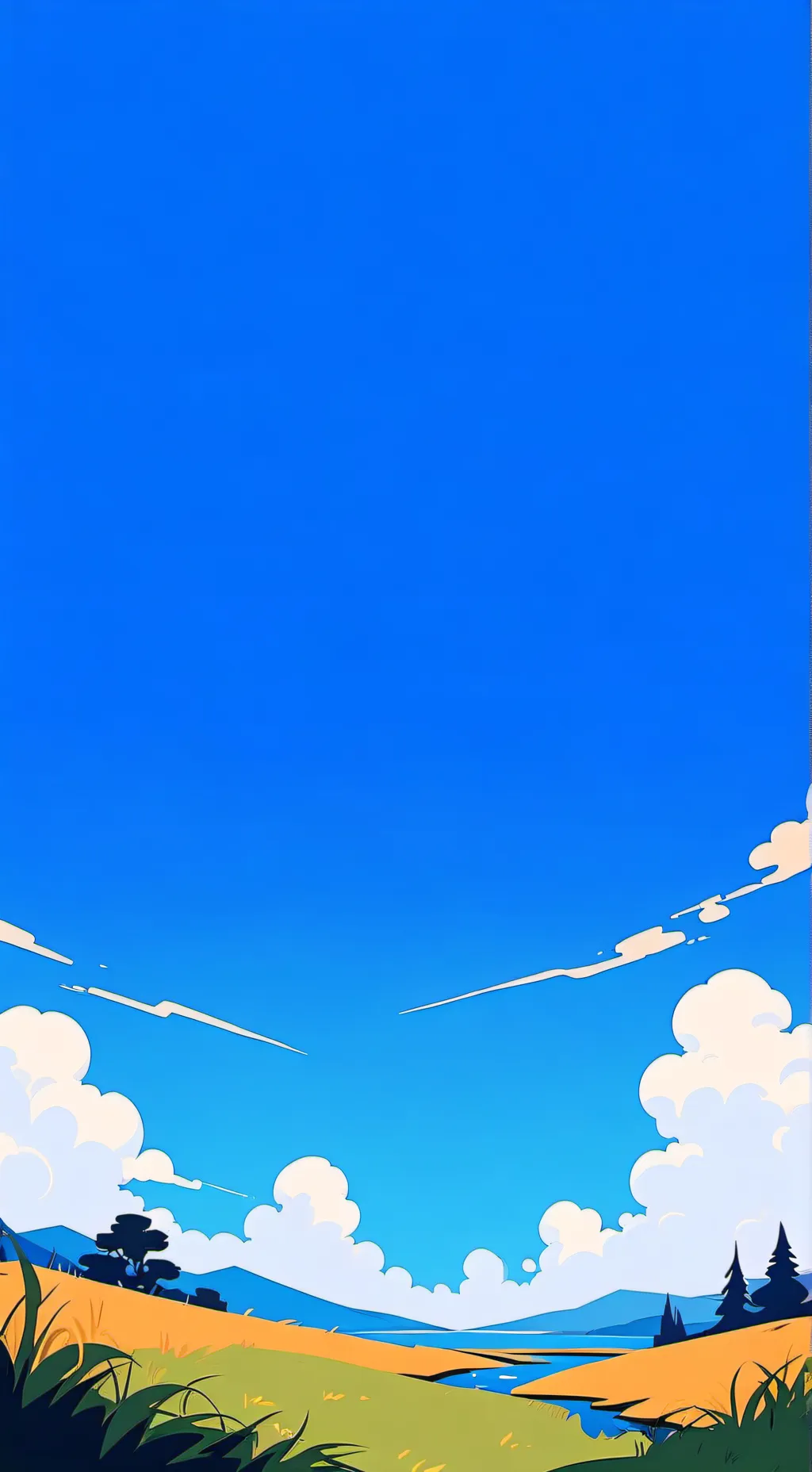 ai character: Grass background