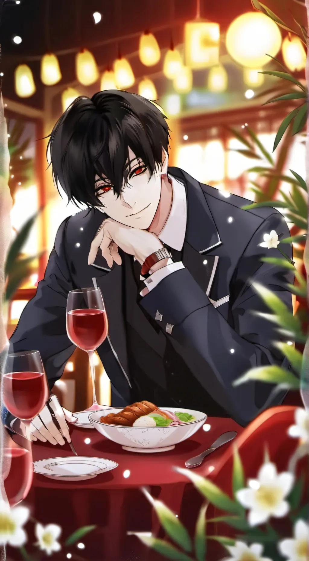 ai character: Hikari background