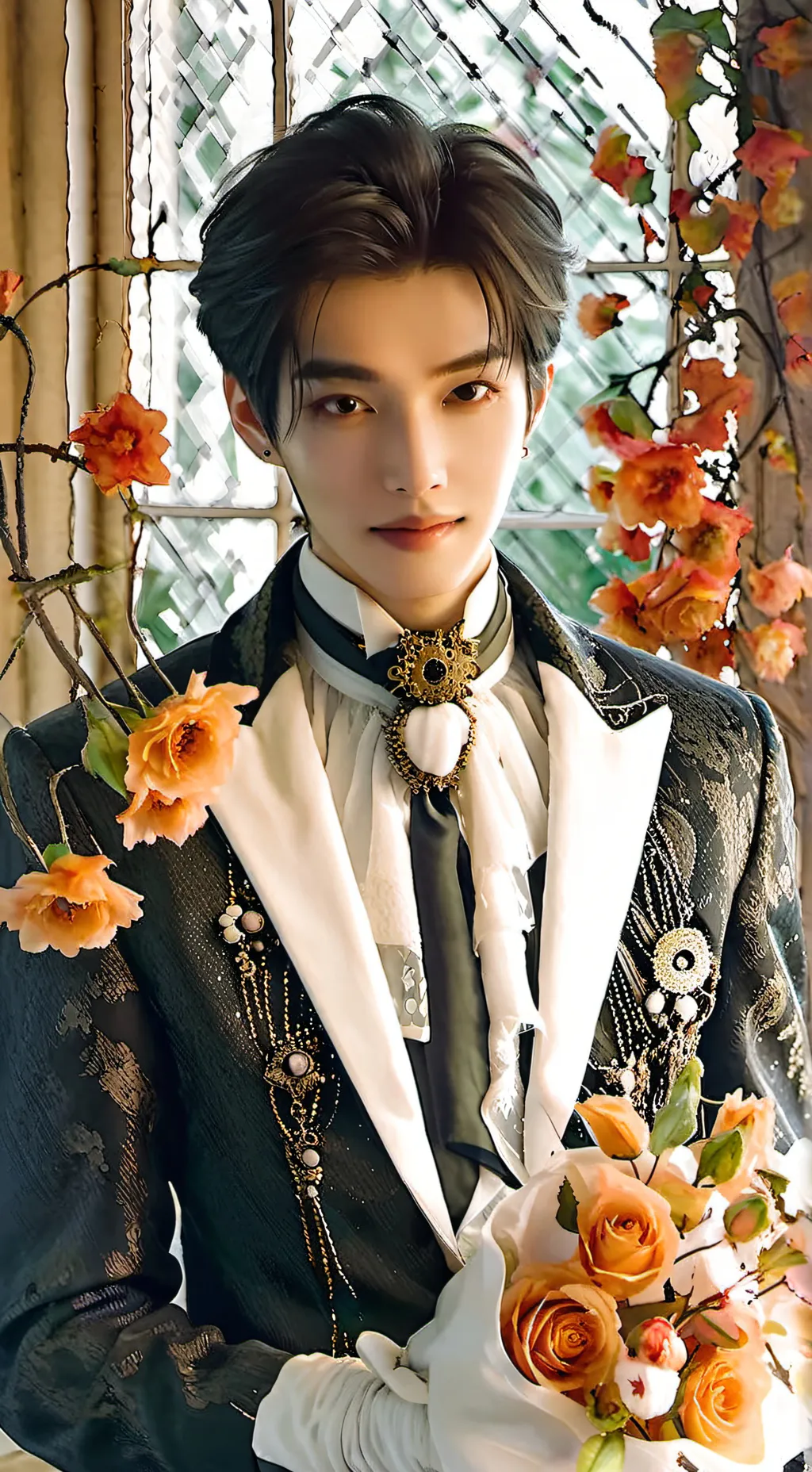 ai character: Miguel Angelo  background