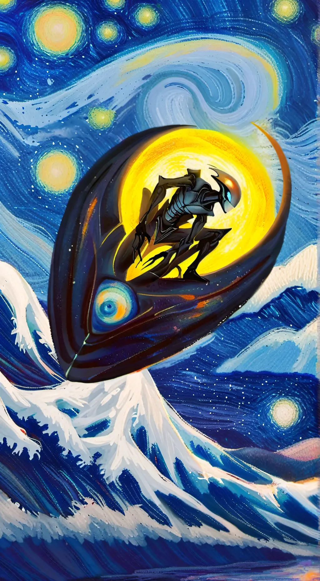 ai character: Neptune background