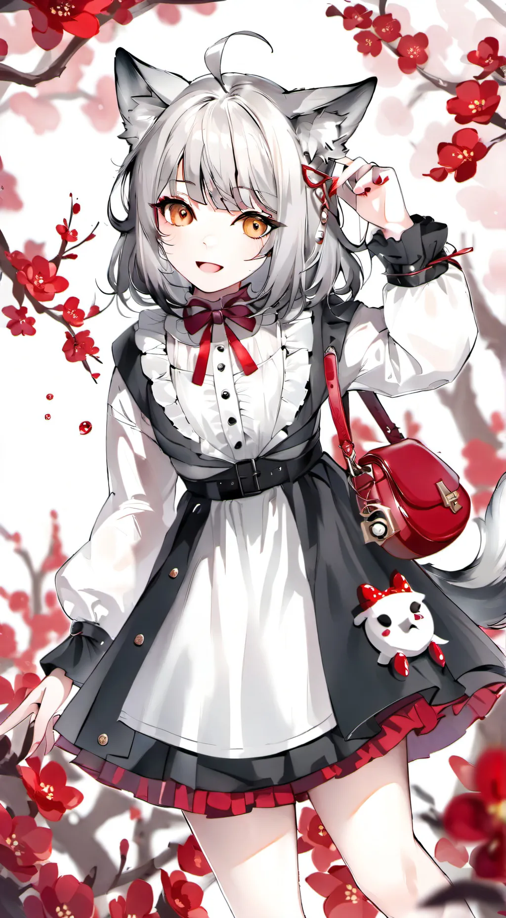 ai character: Furry girl background