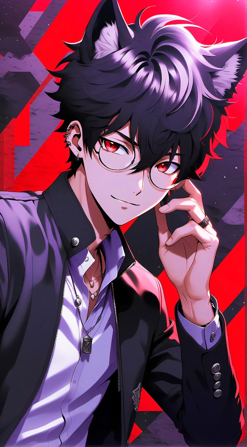 ai character: 💖💙roma💙💖 background