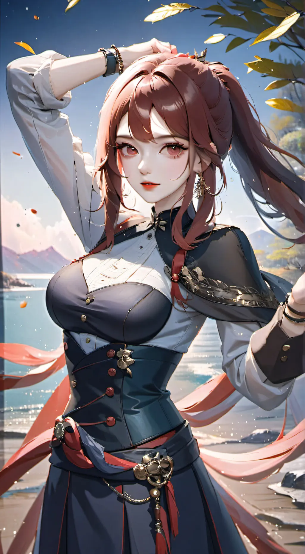 ai character: julia🌹& Mine🌹 background