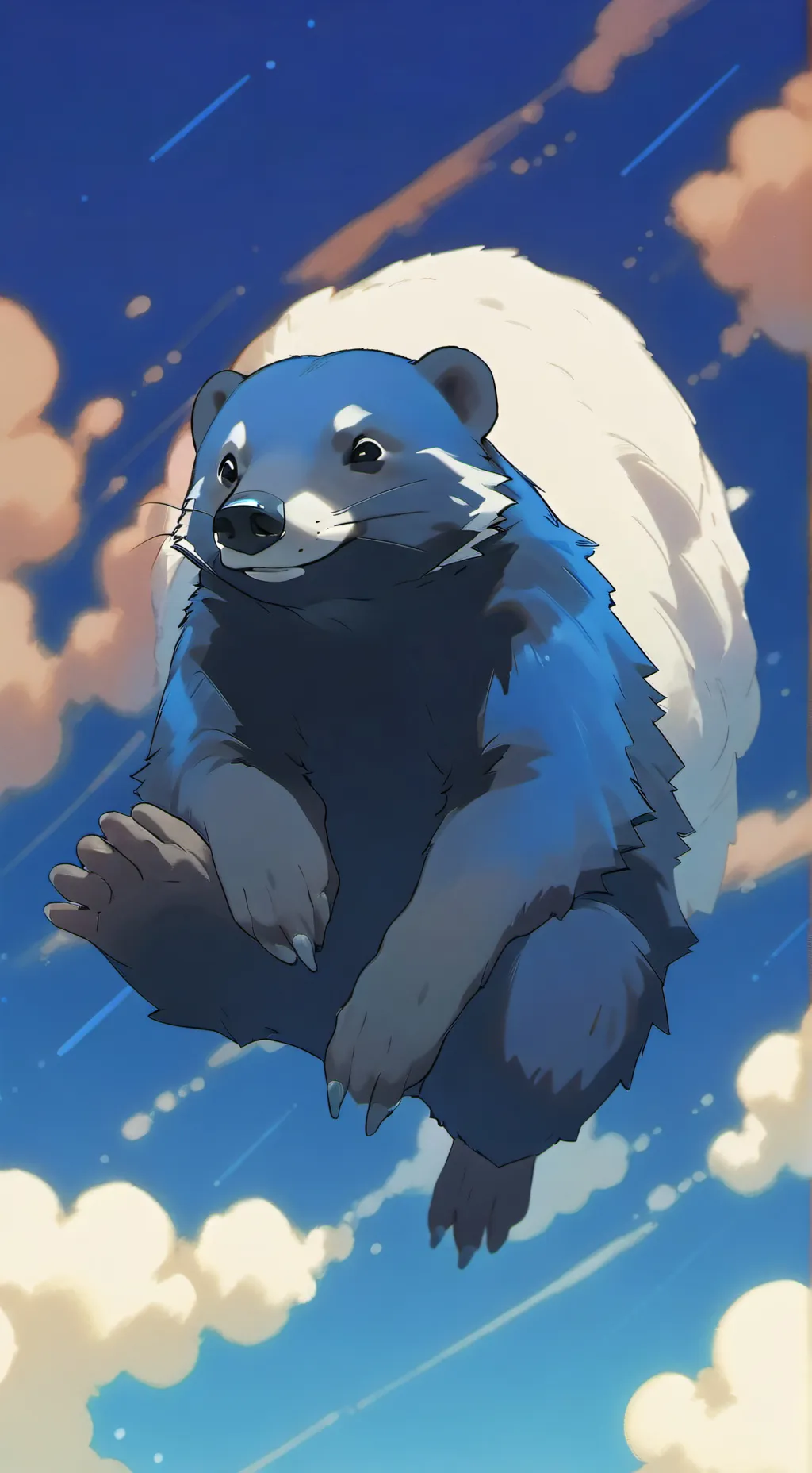 ai character: Binga X bunga background