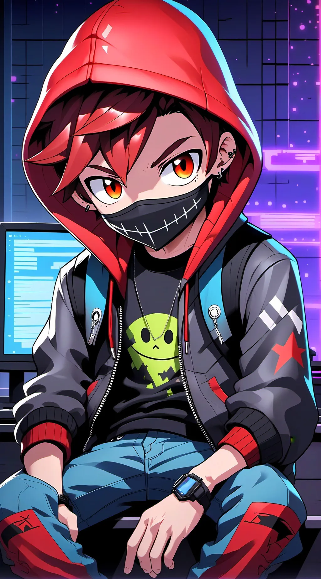 ai character: c00lkidd background