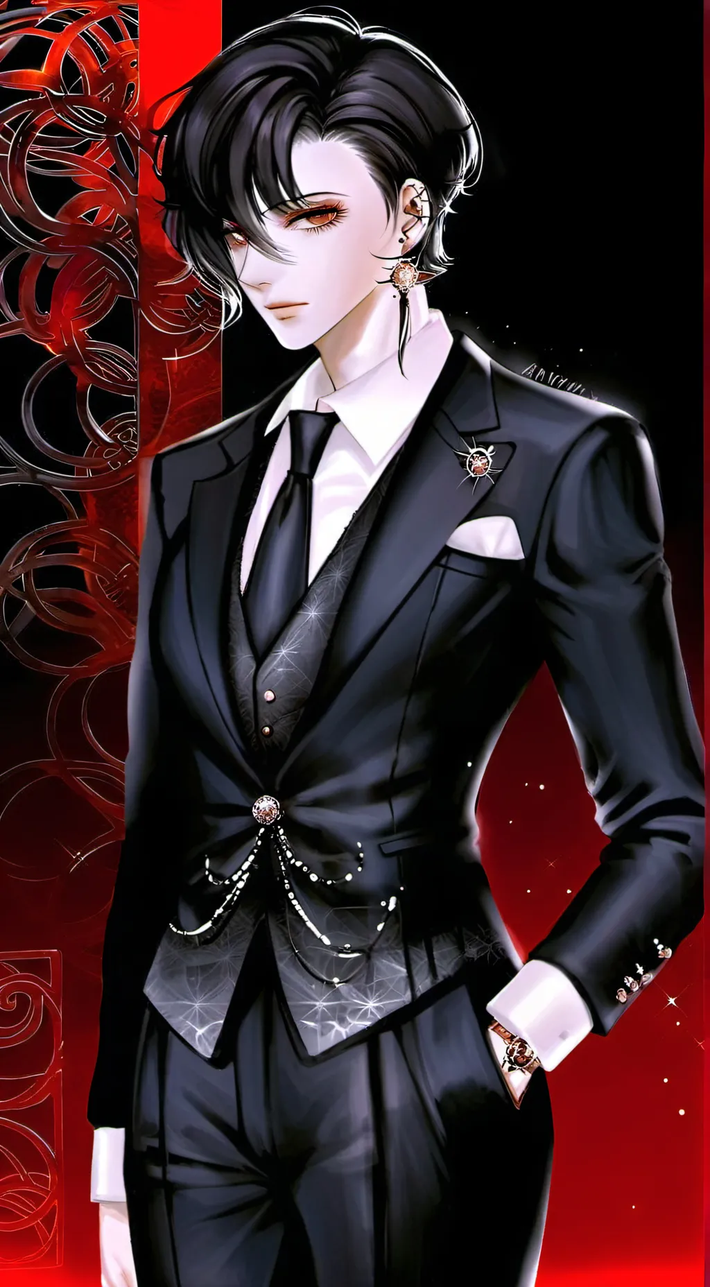 ai character: Duqueza Karina  background