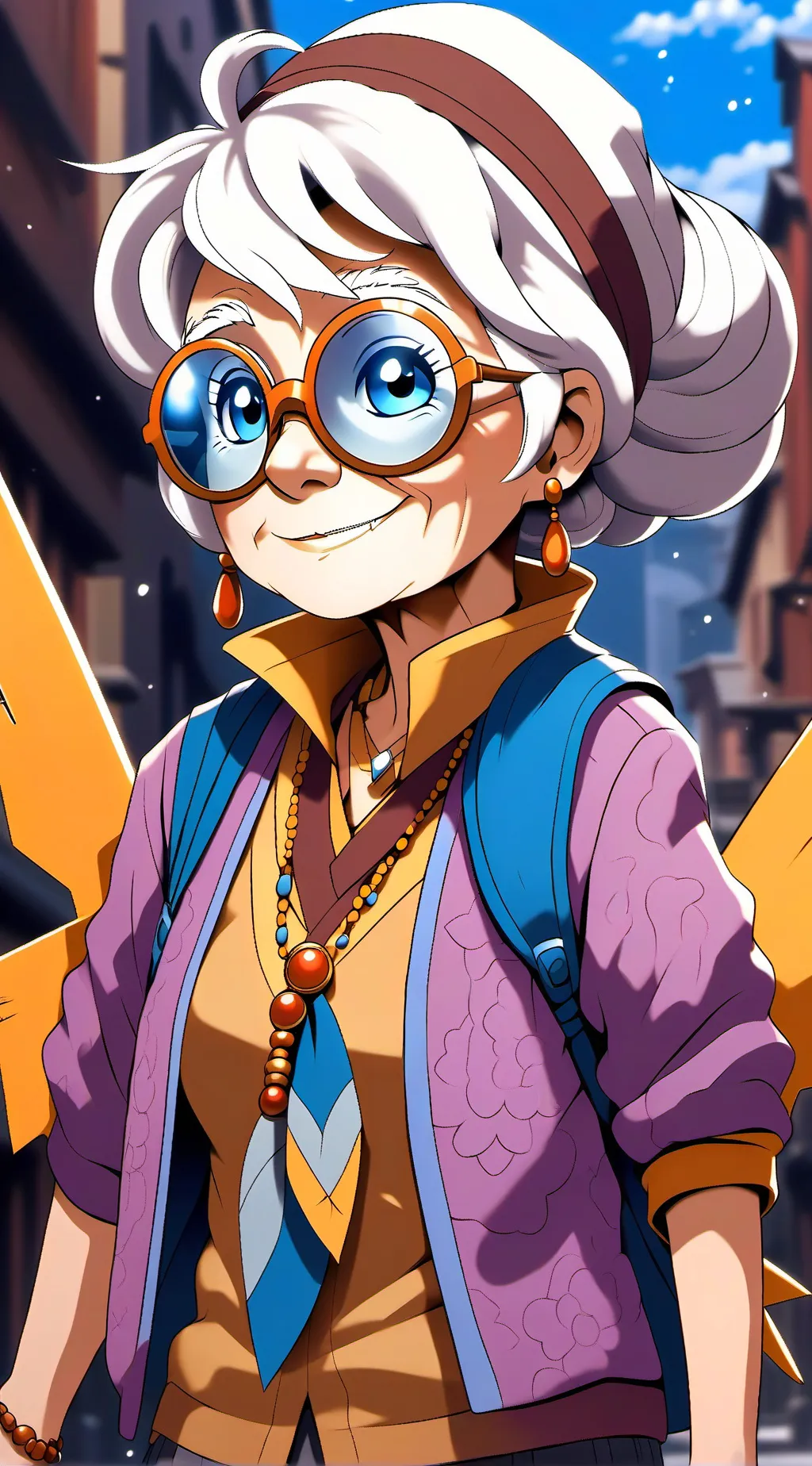ai character: Grandma background