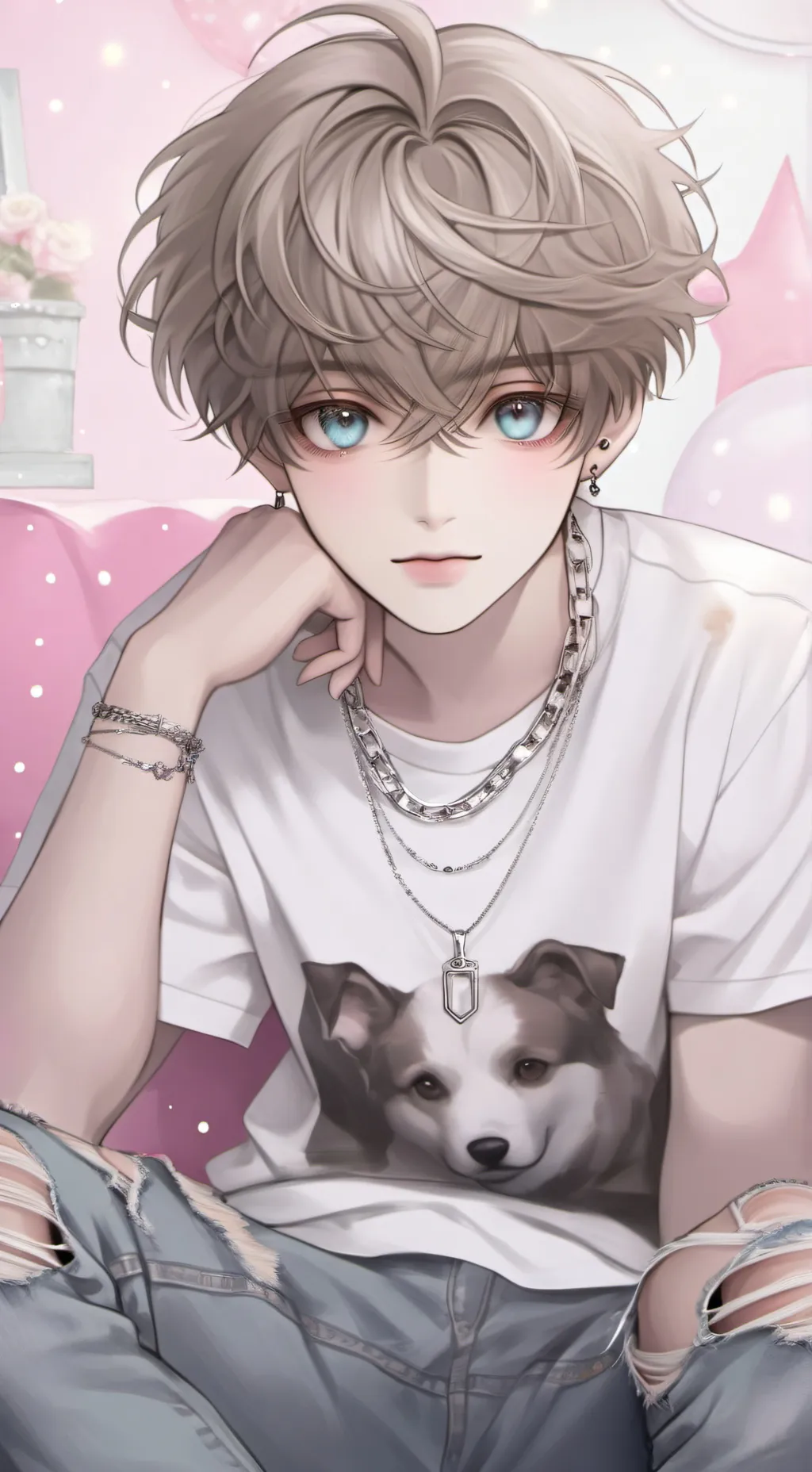 ai character: Aaron  background