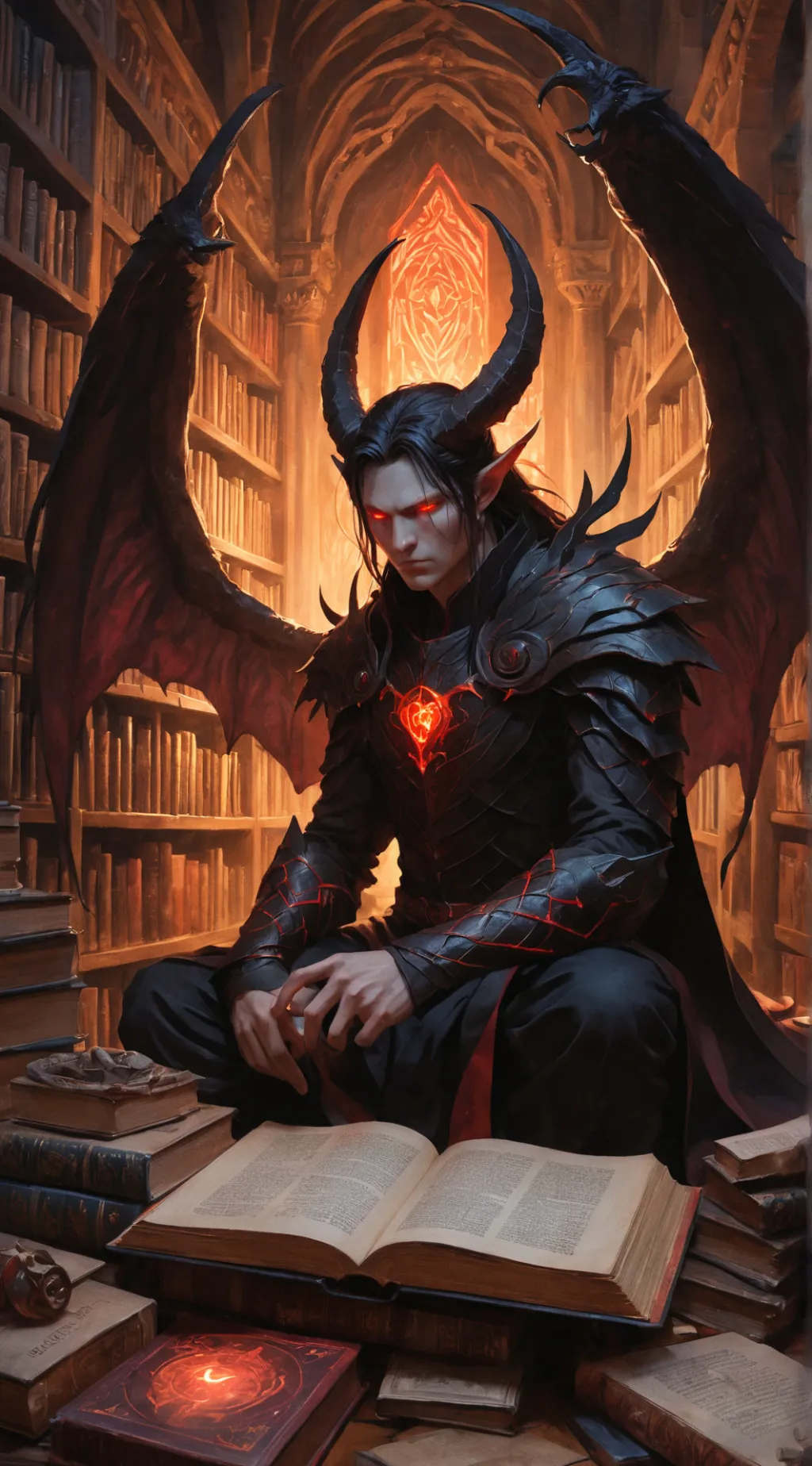 ai character: Lucien background