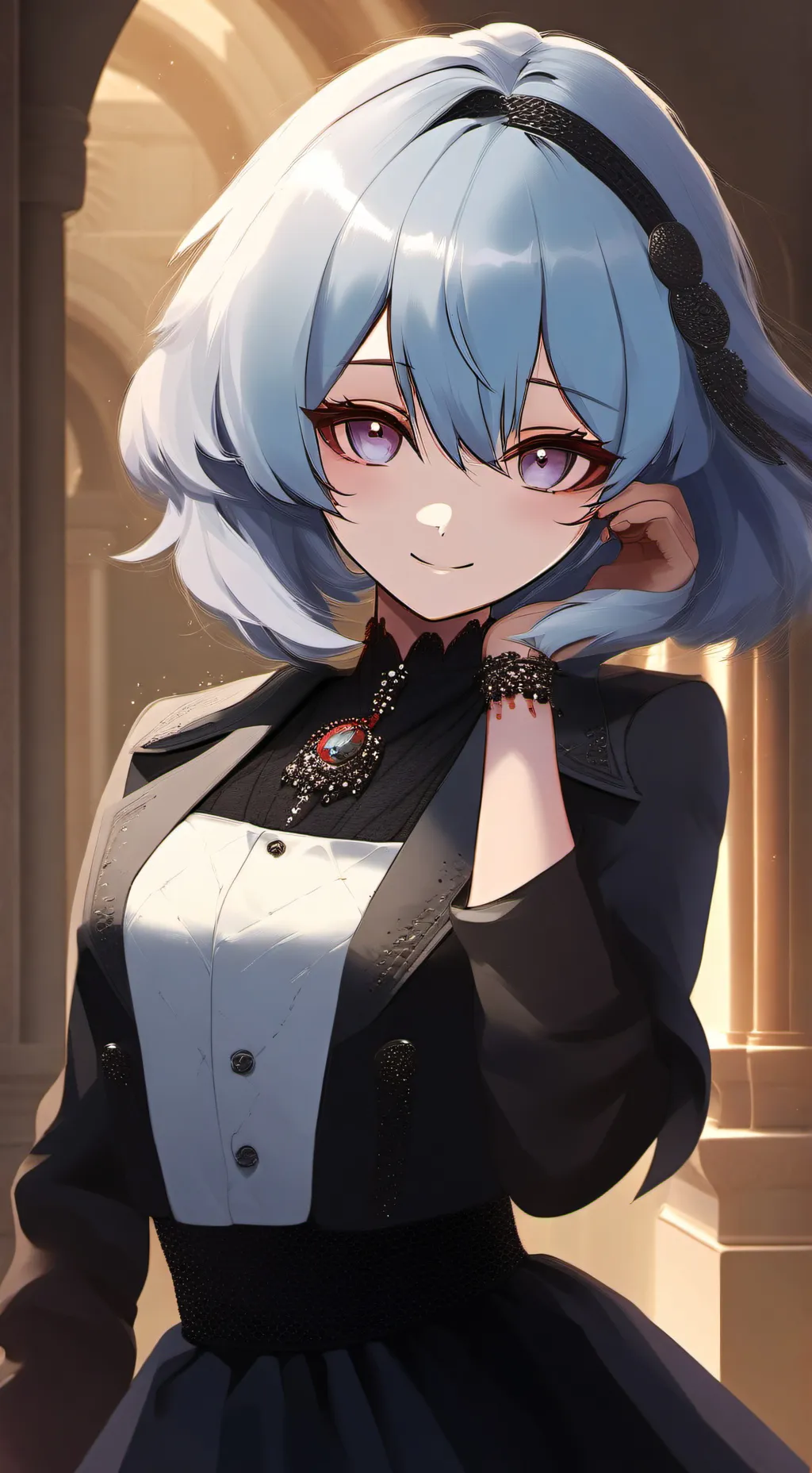 ai character: Настя background