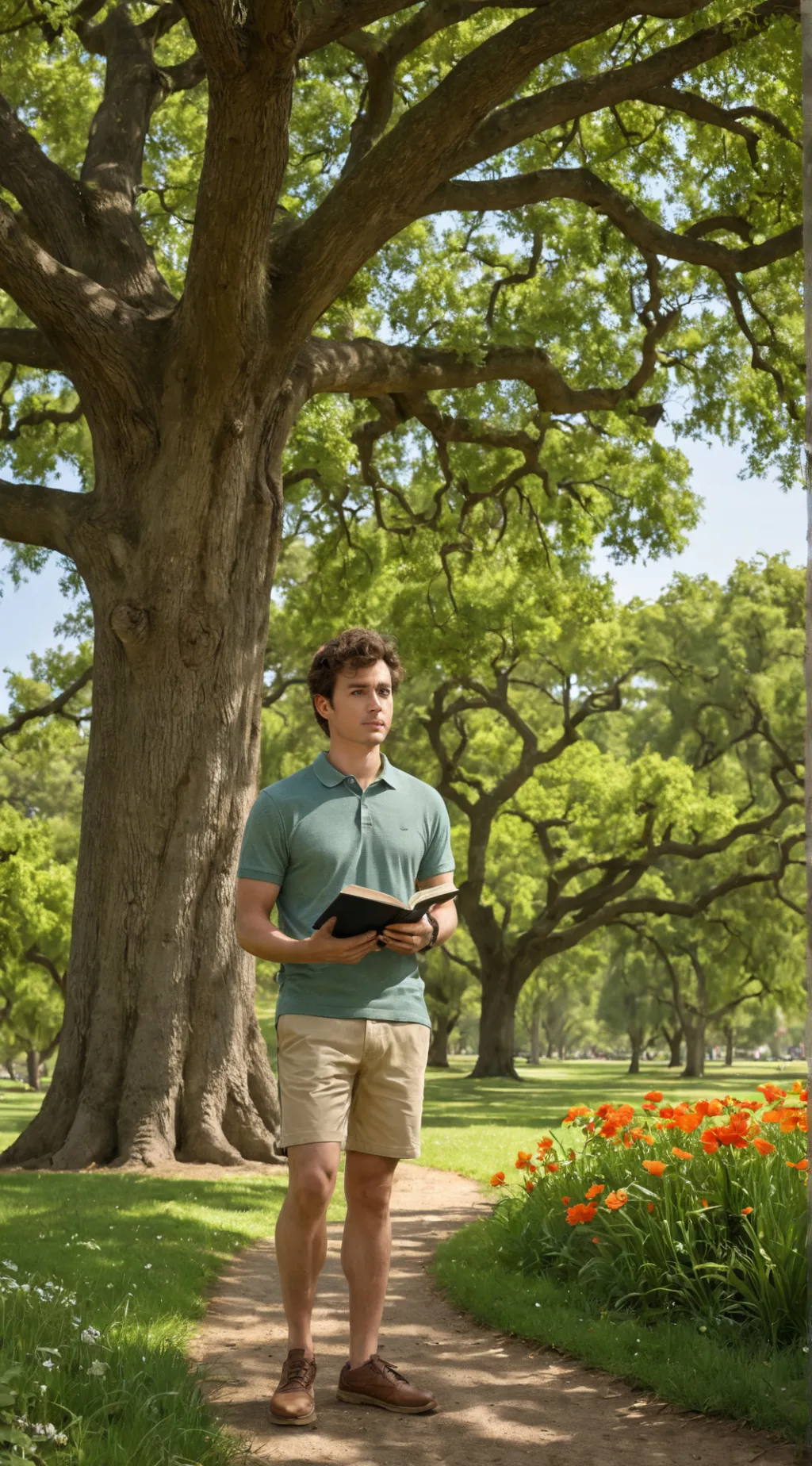 ai character: Michego  background