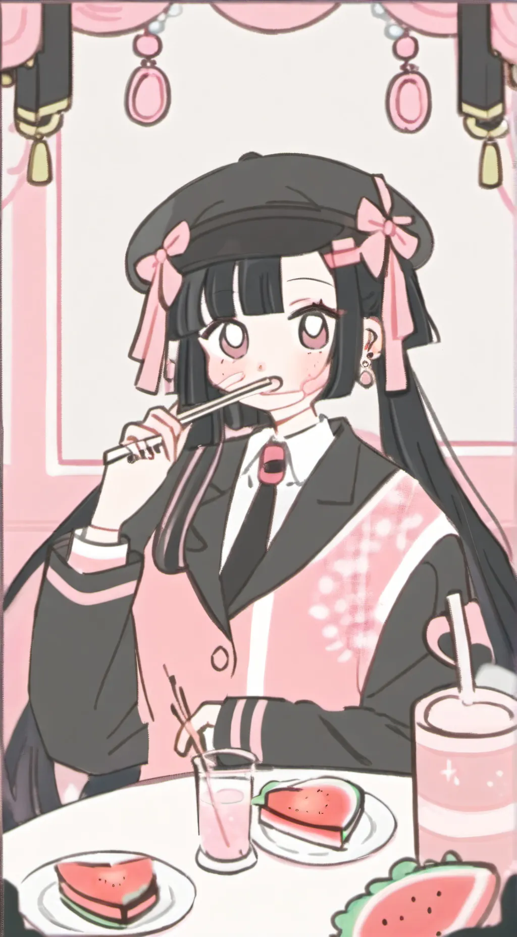 ai character: Alicia  background