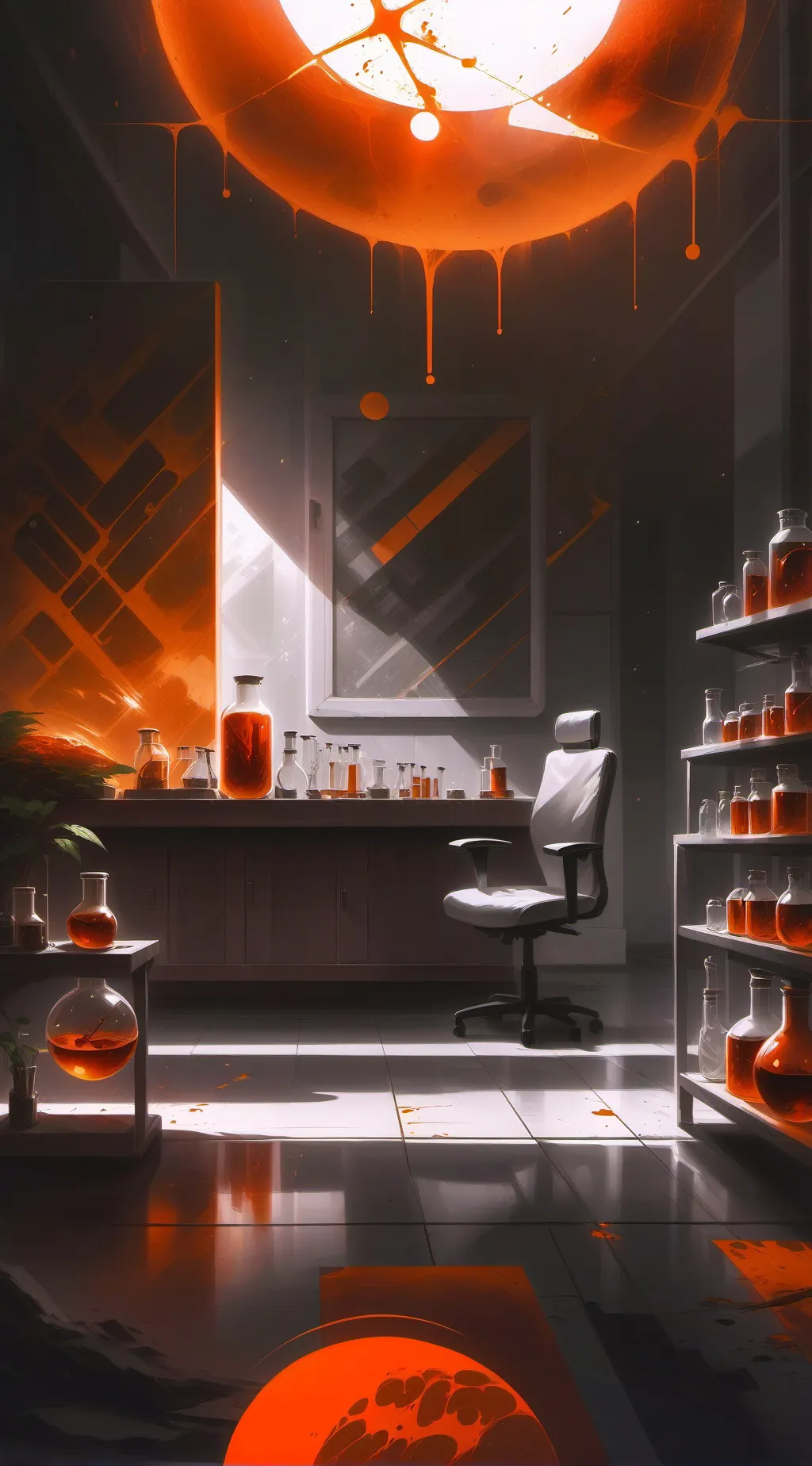 ai character: the lab background