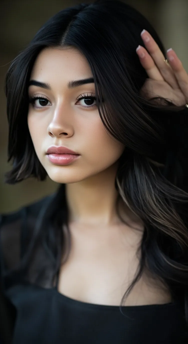 ai character: Angélica  background