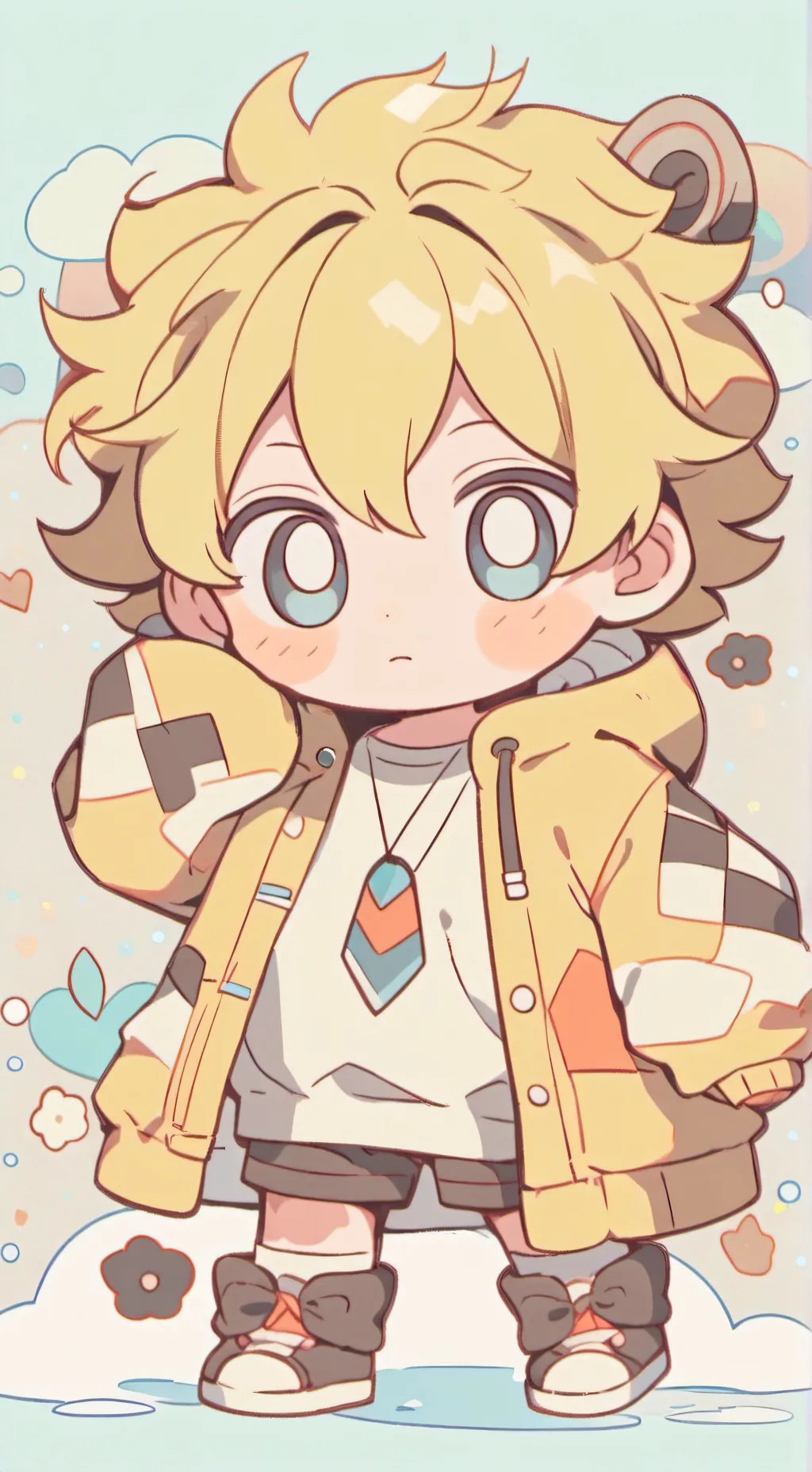 ai character: 🍼🌼liam🌼🍼 background