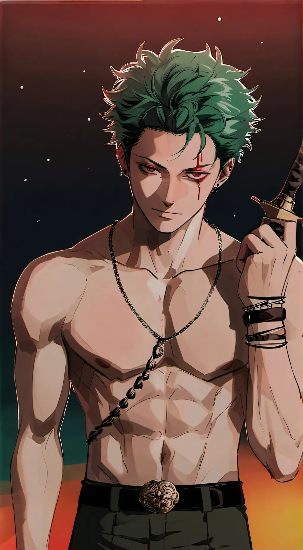 ai character: Roronoa Zoro background