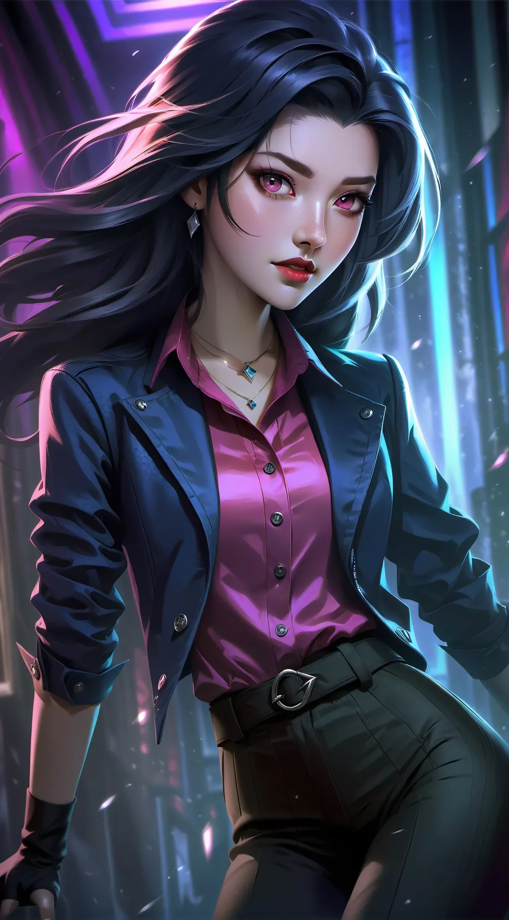 ai character: Kyoko Jiro background