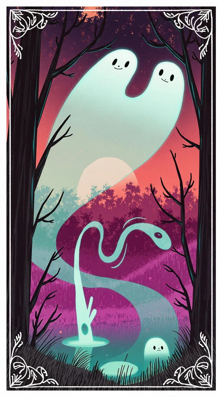 ai character: SKZ haunted house background