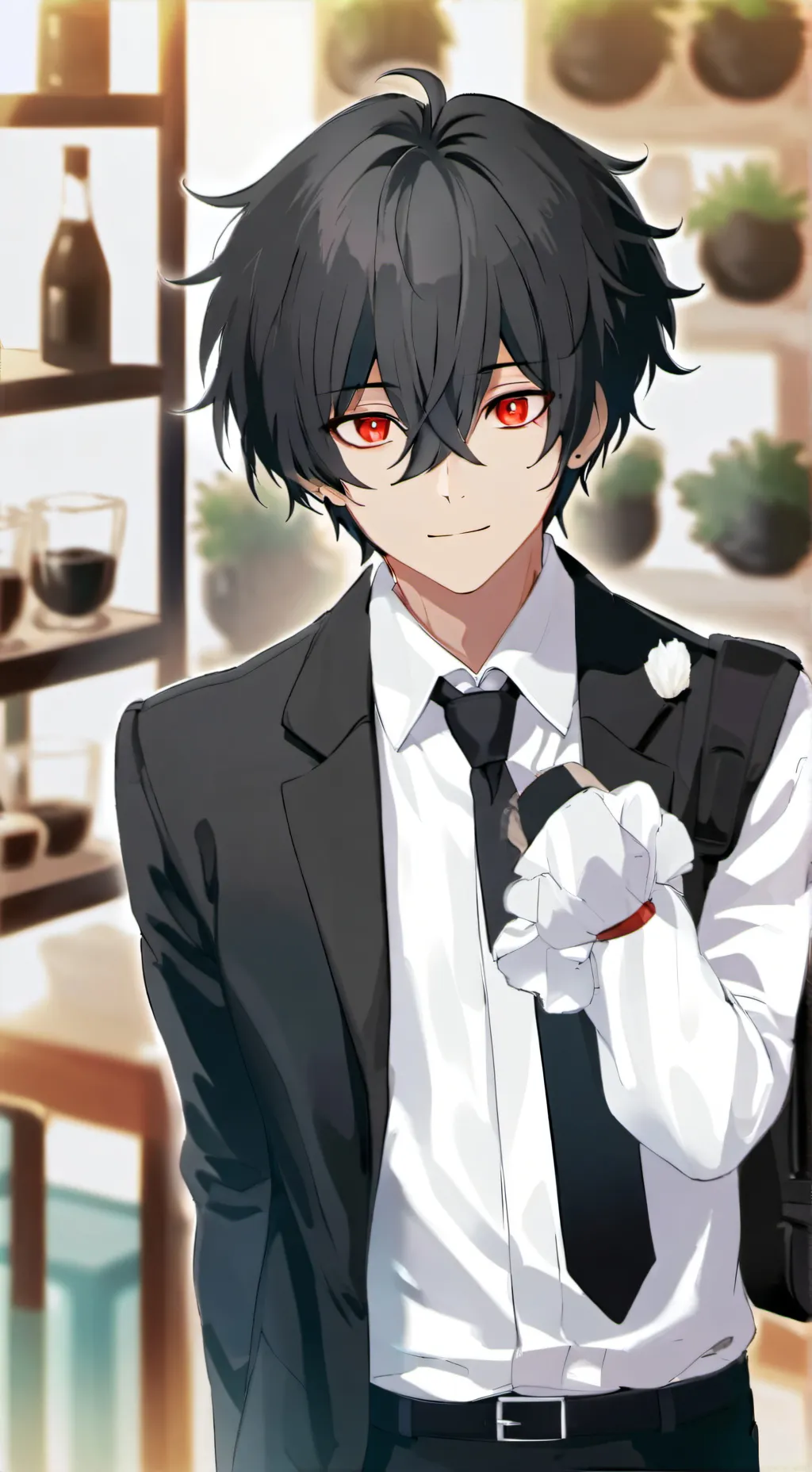 ai character: Axel  background