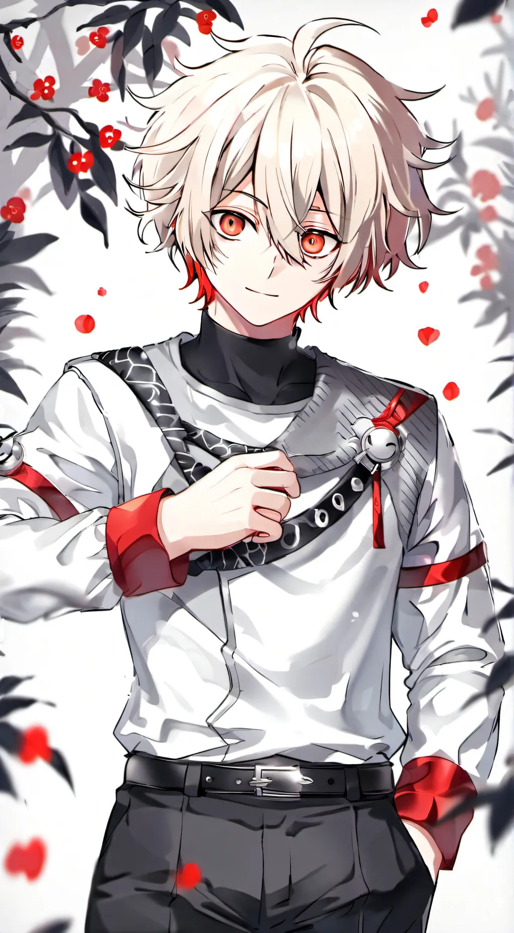 ai character: Deku and Bakugo background