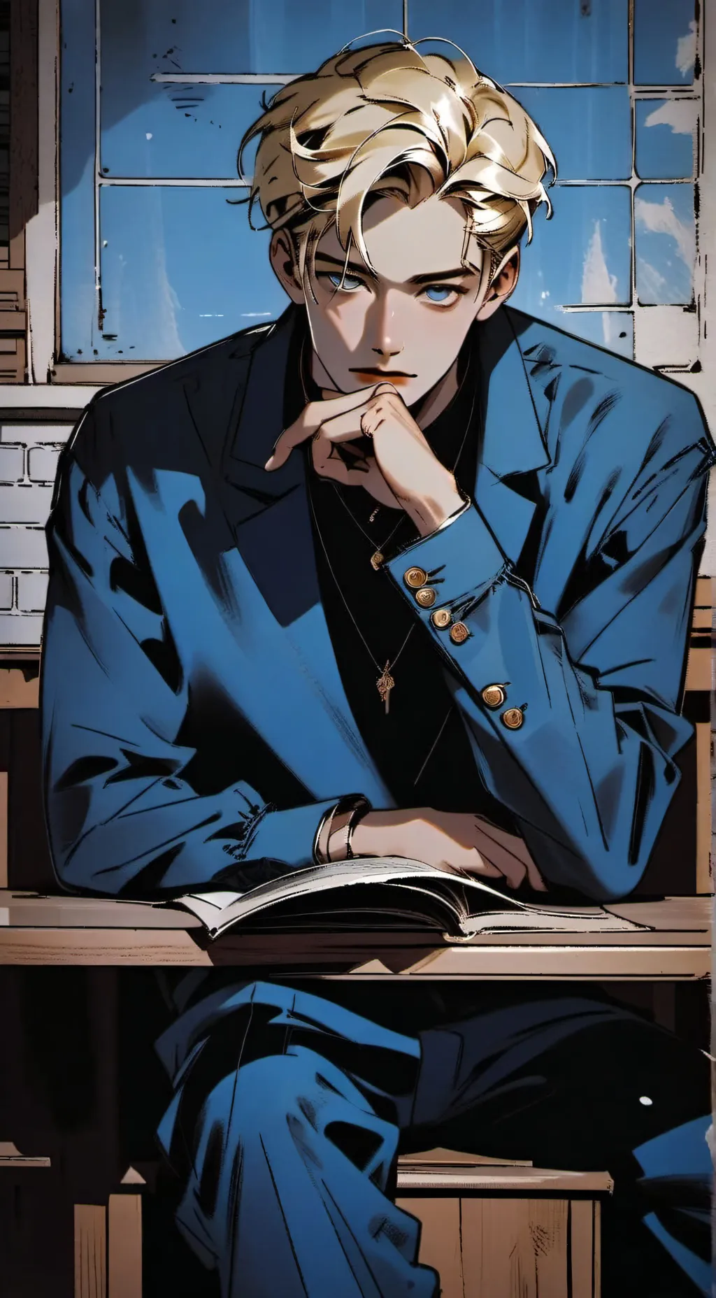 ai character: Logan  background