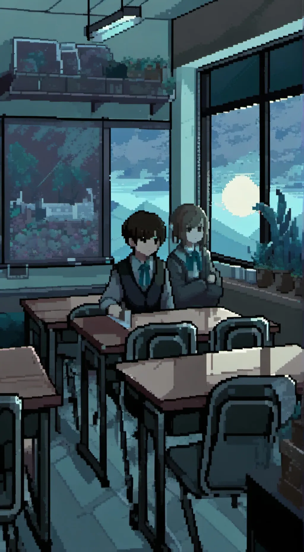 ai character: Rivercast Academy  background