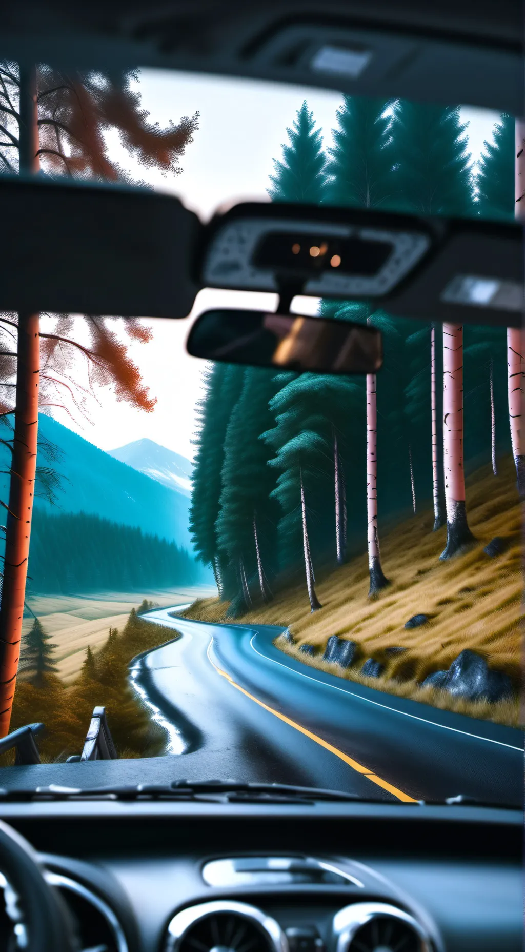 ai character: -A roadtrip- background