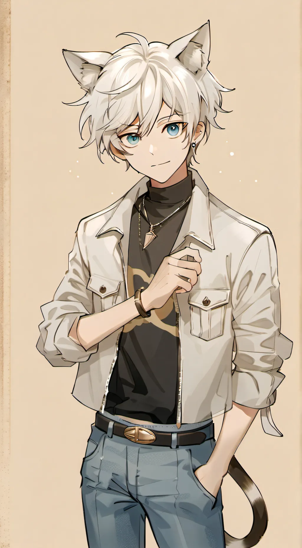 ai character: ⚔️MHAXSnowleopard🐆 background