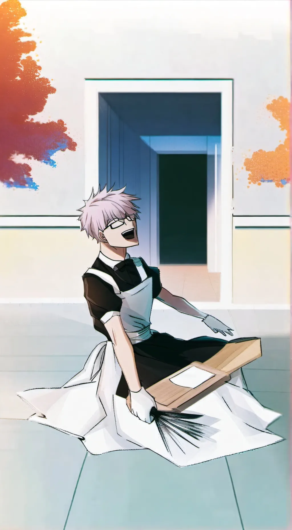 ai character: JJK maid(🇪🇦) background