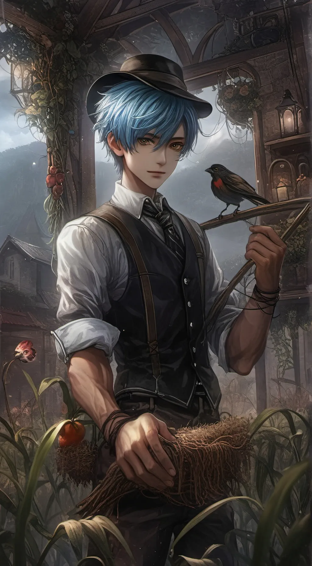 ai character: Oliver background