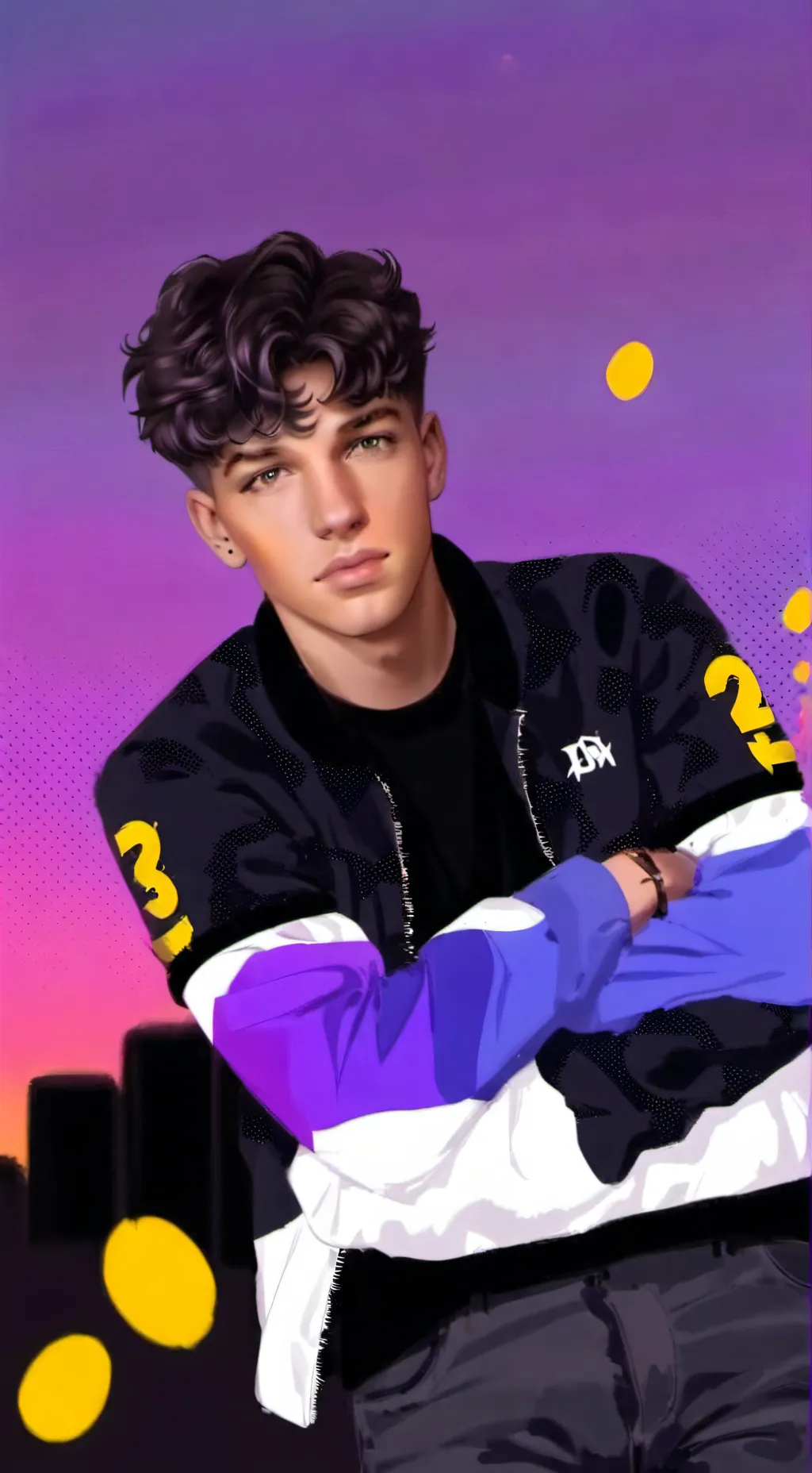 ai character: Daniel  background