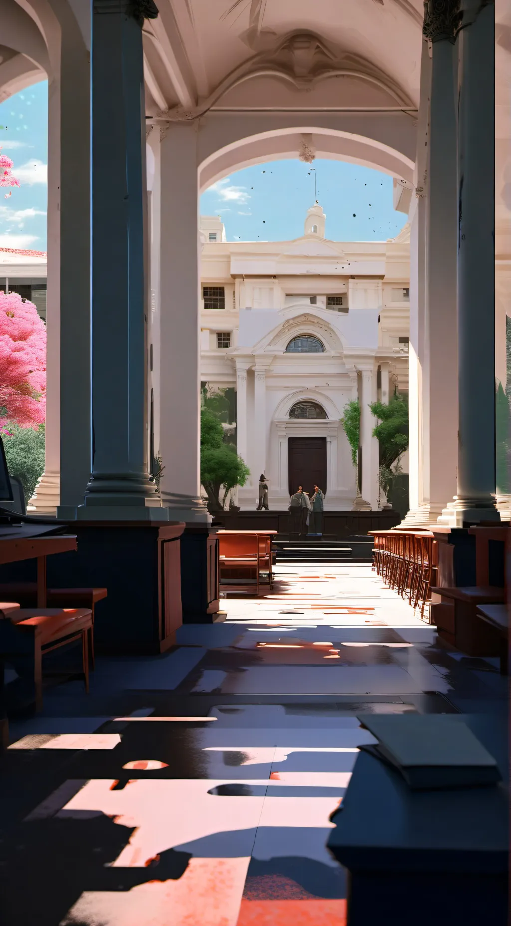 ai character: “La Secundaria ” background