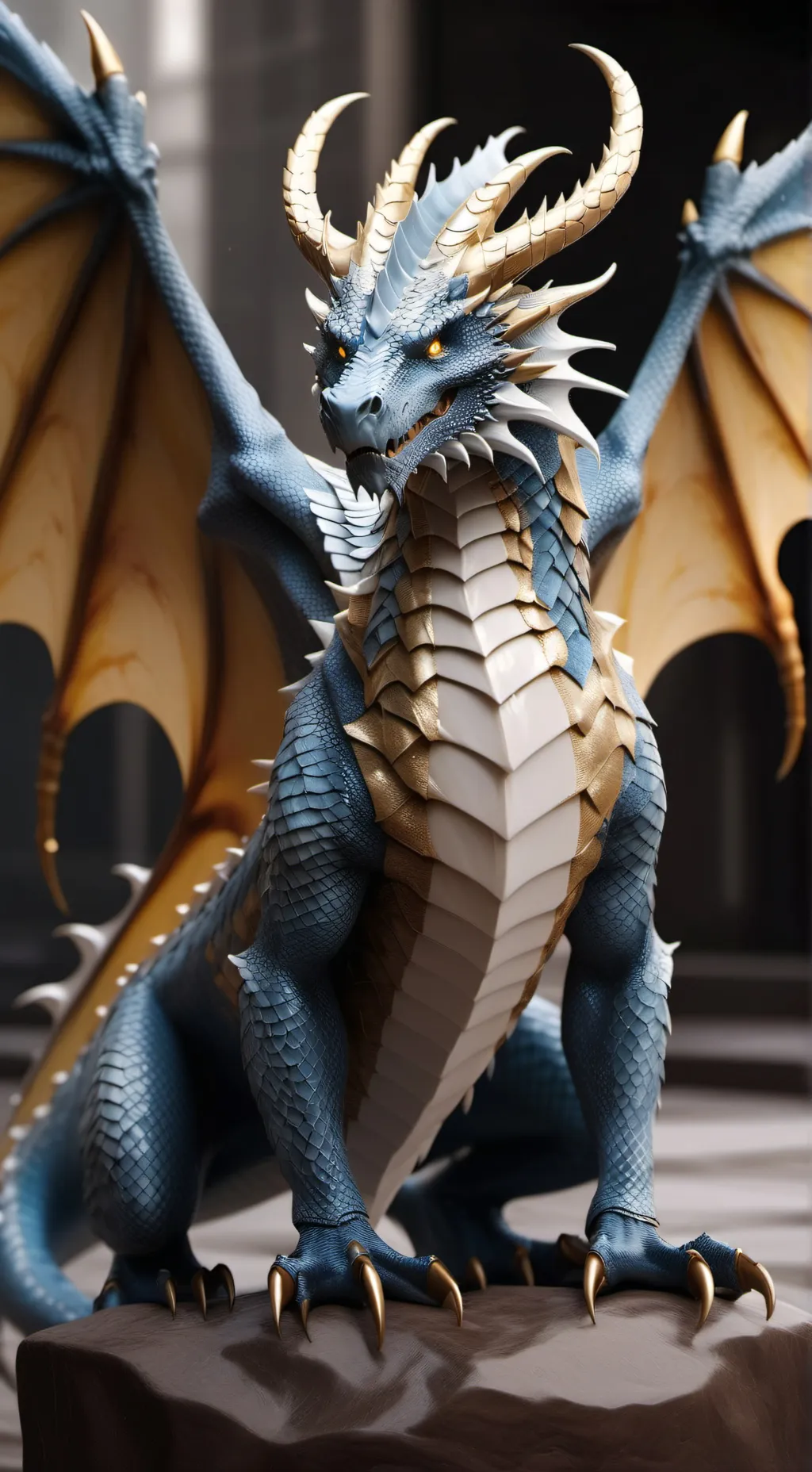 ai character: Blue (Adult) background