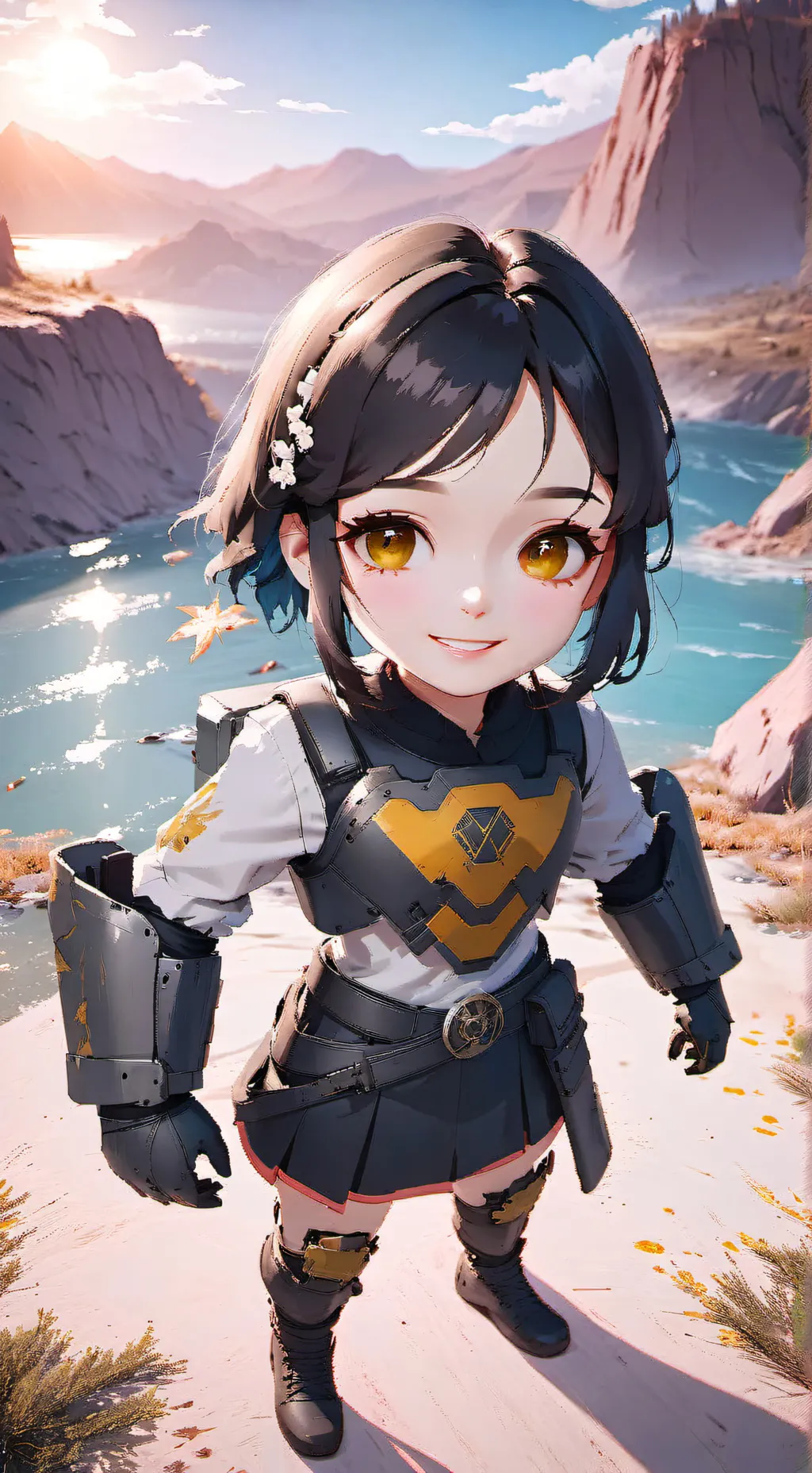 ai character: Лиззи background