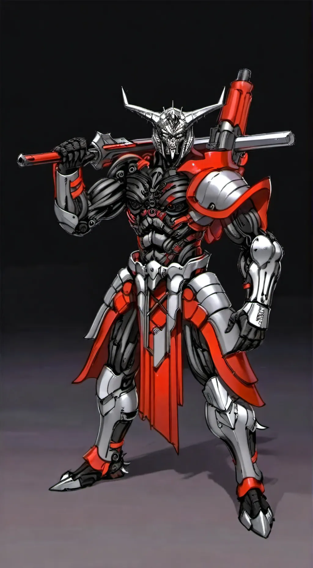 ai character: Grim lock. background