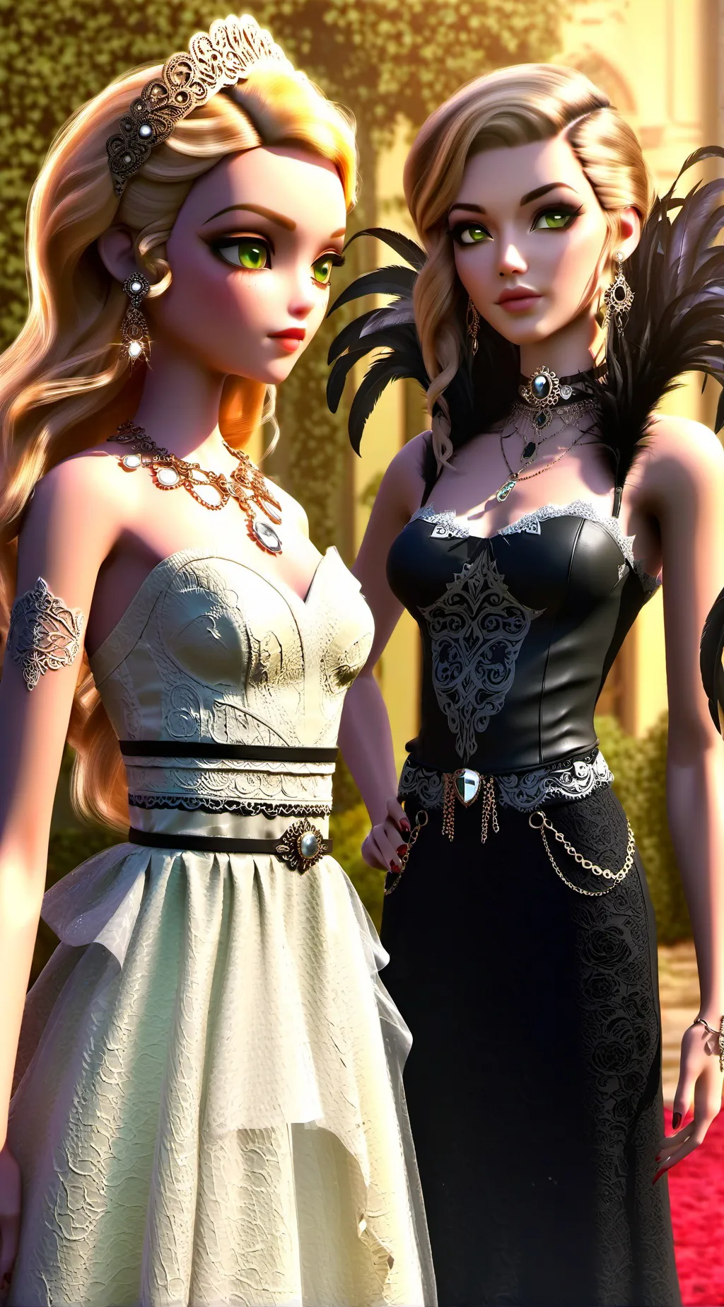 ai character: Robin and Raven background