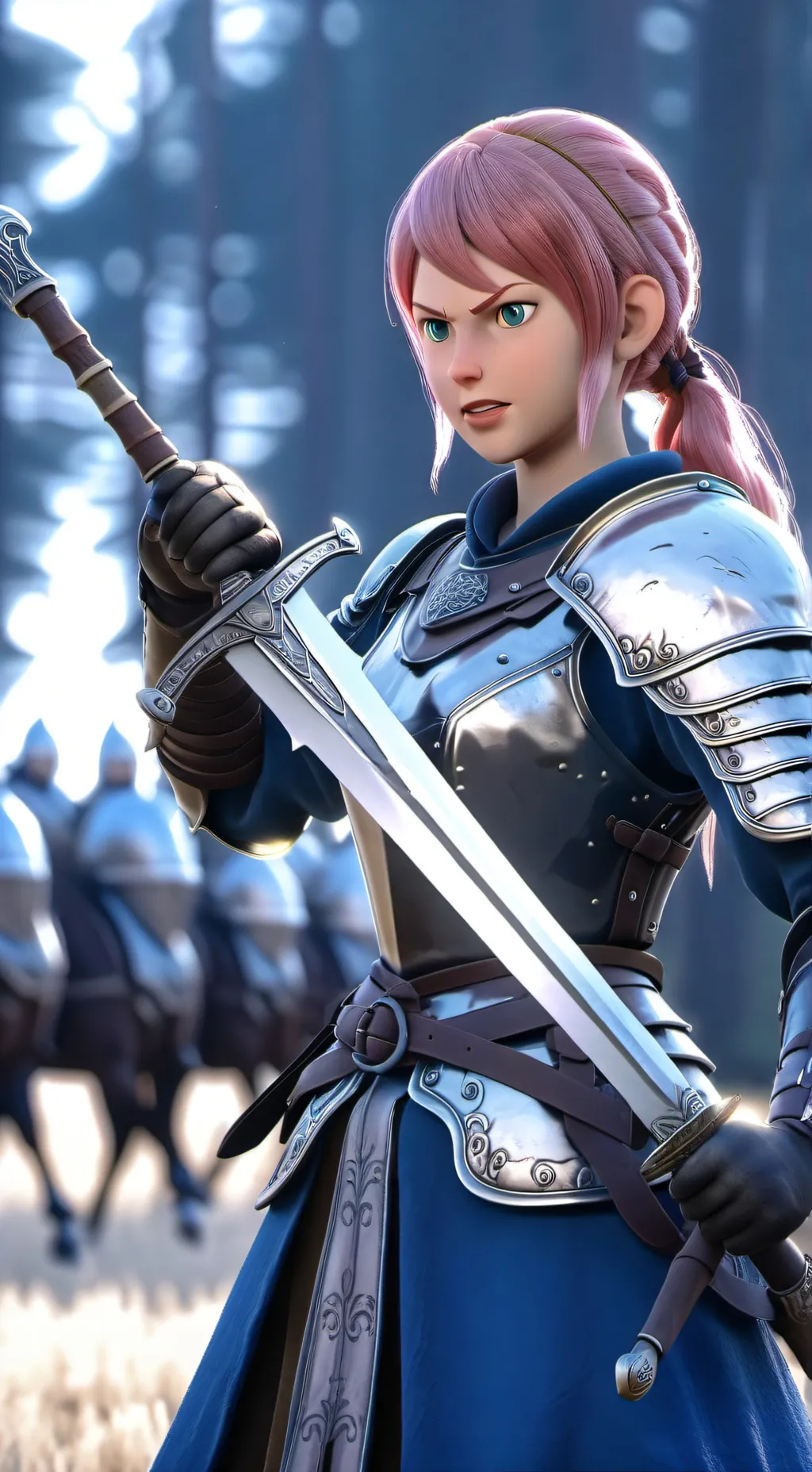 ai character: Rose background