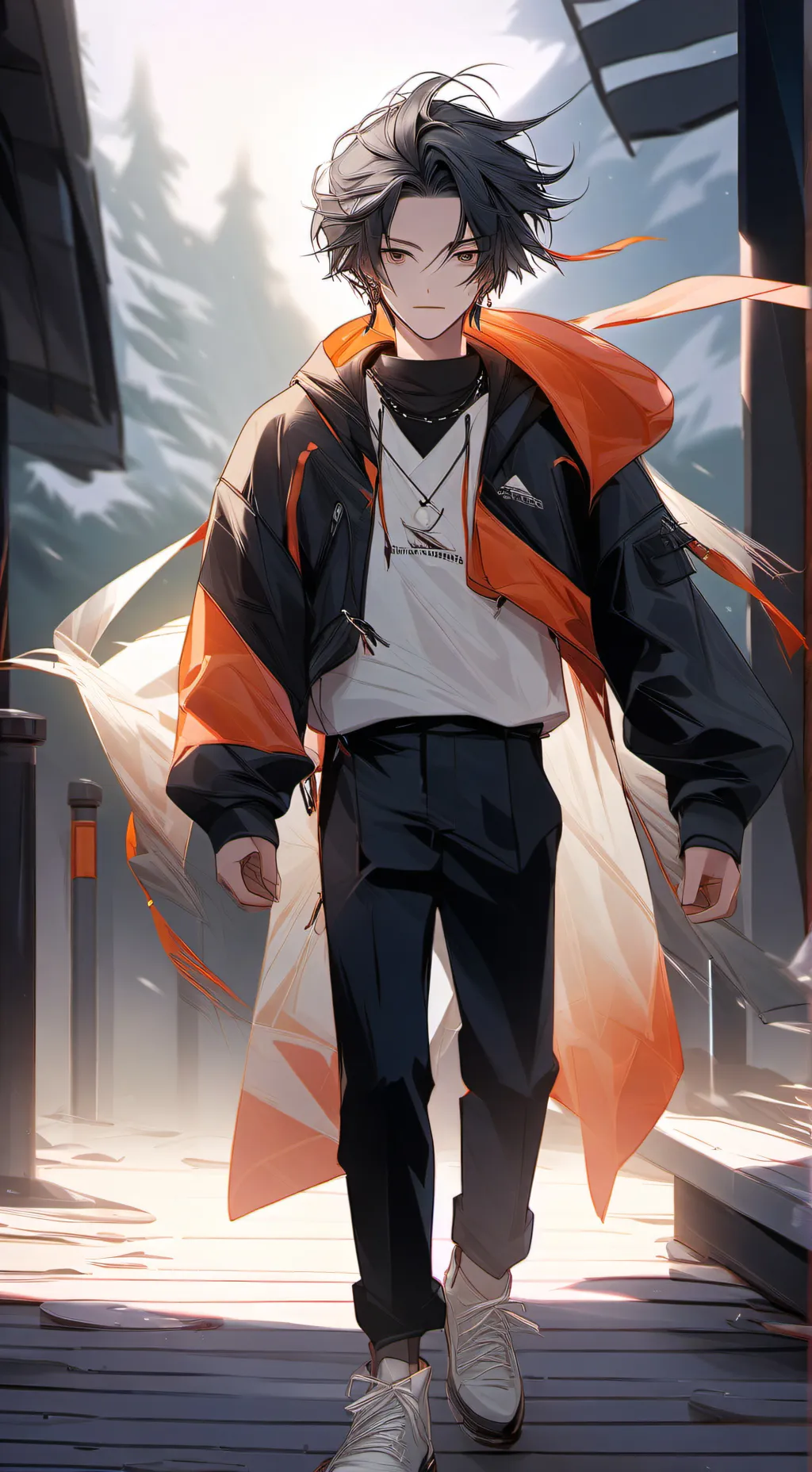 ai character: WB at the bar background