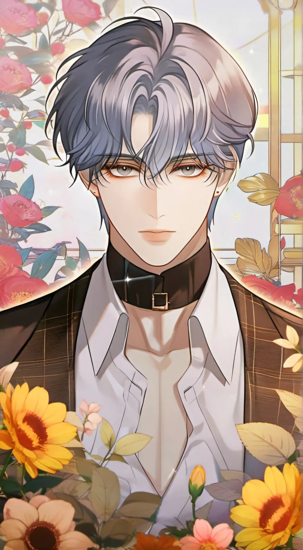 ai character: Asher Gray background