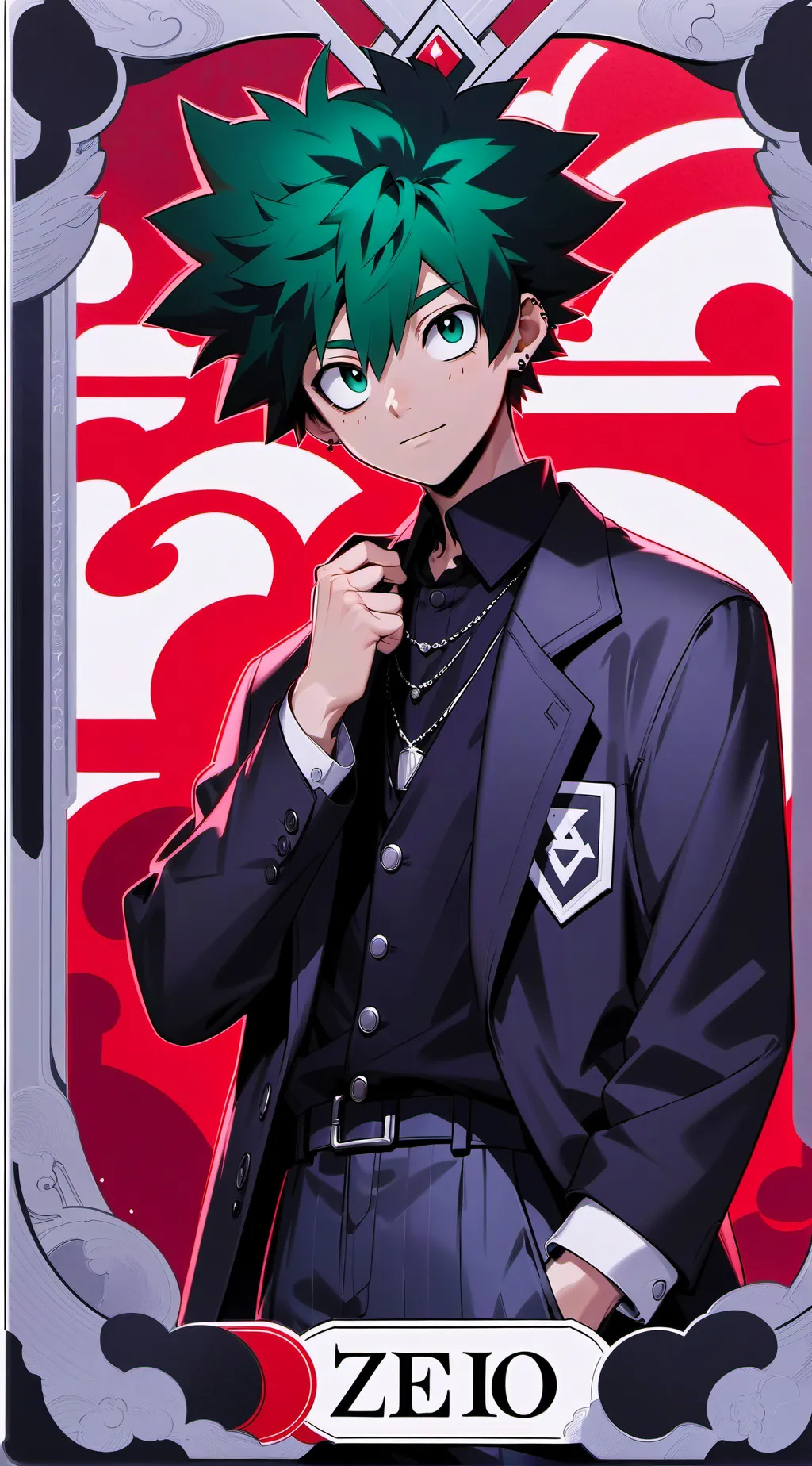 ai character: vigilante deku background