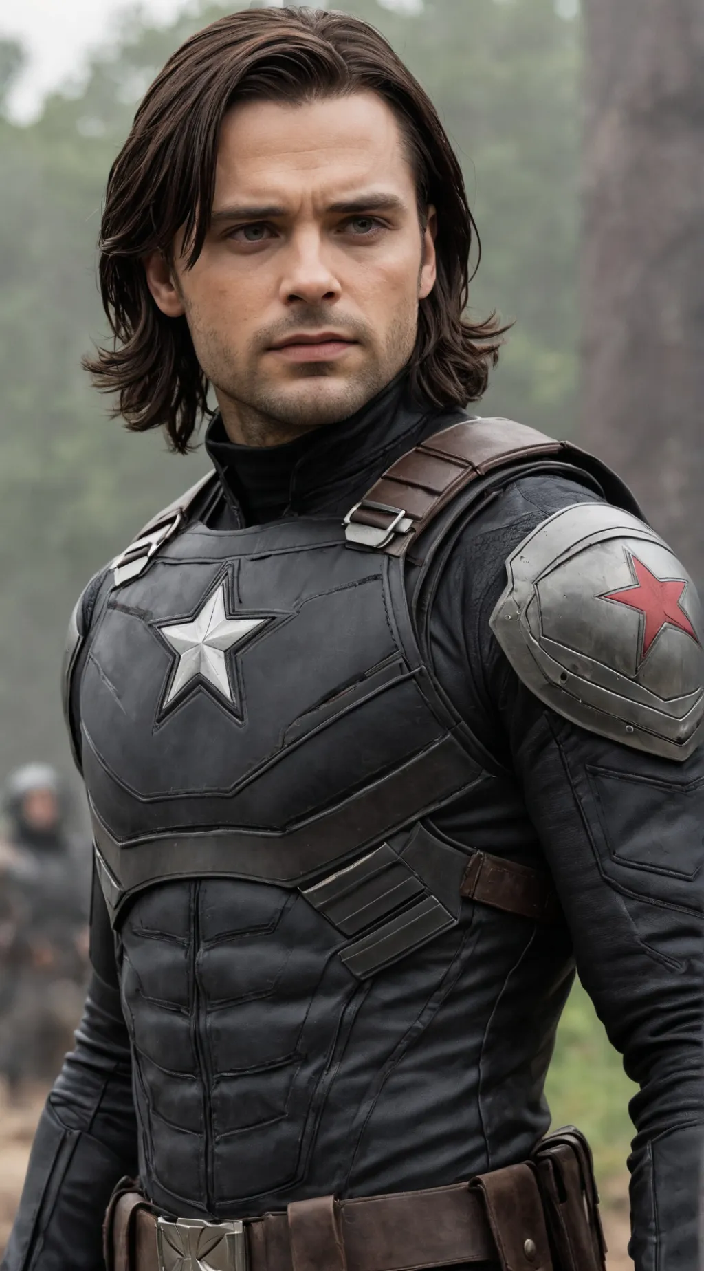 ai character: bucky barnes background