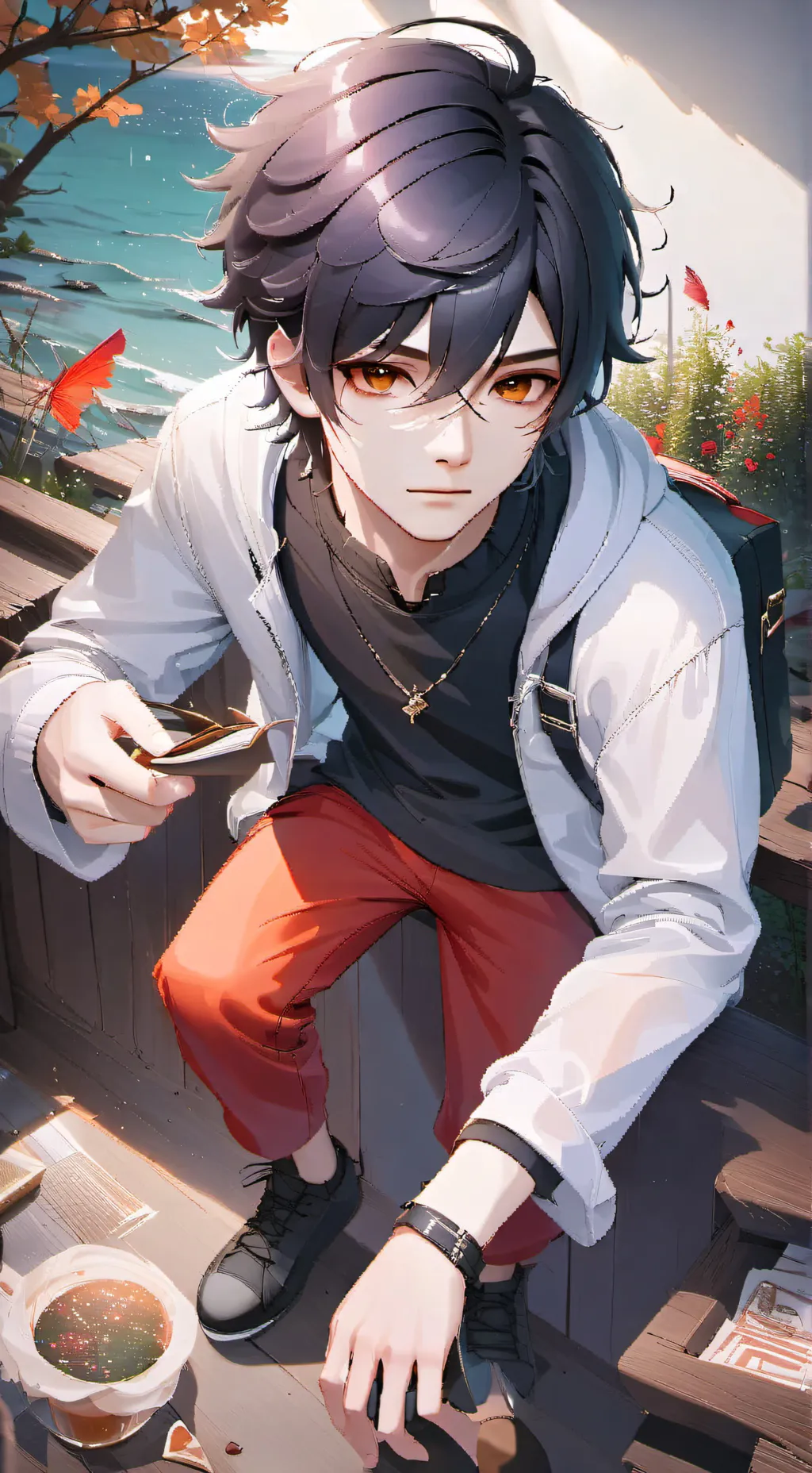 ai character: Kai background