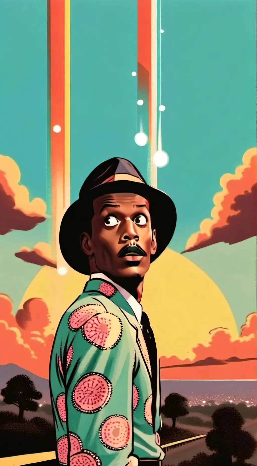 ai character: Michael Jackson background