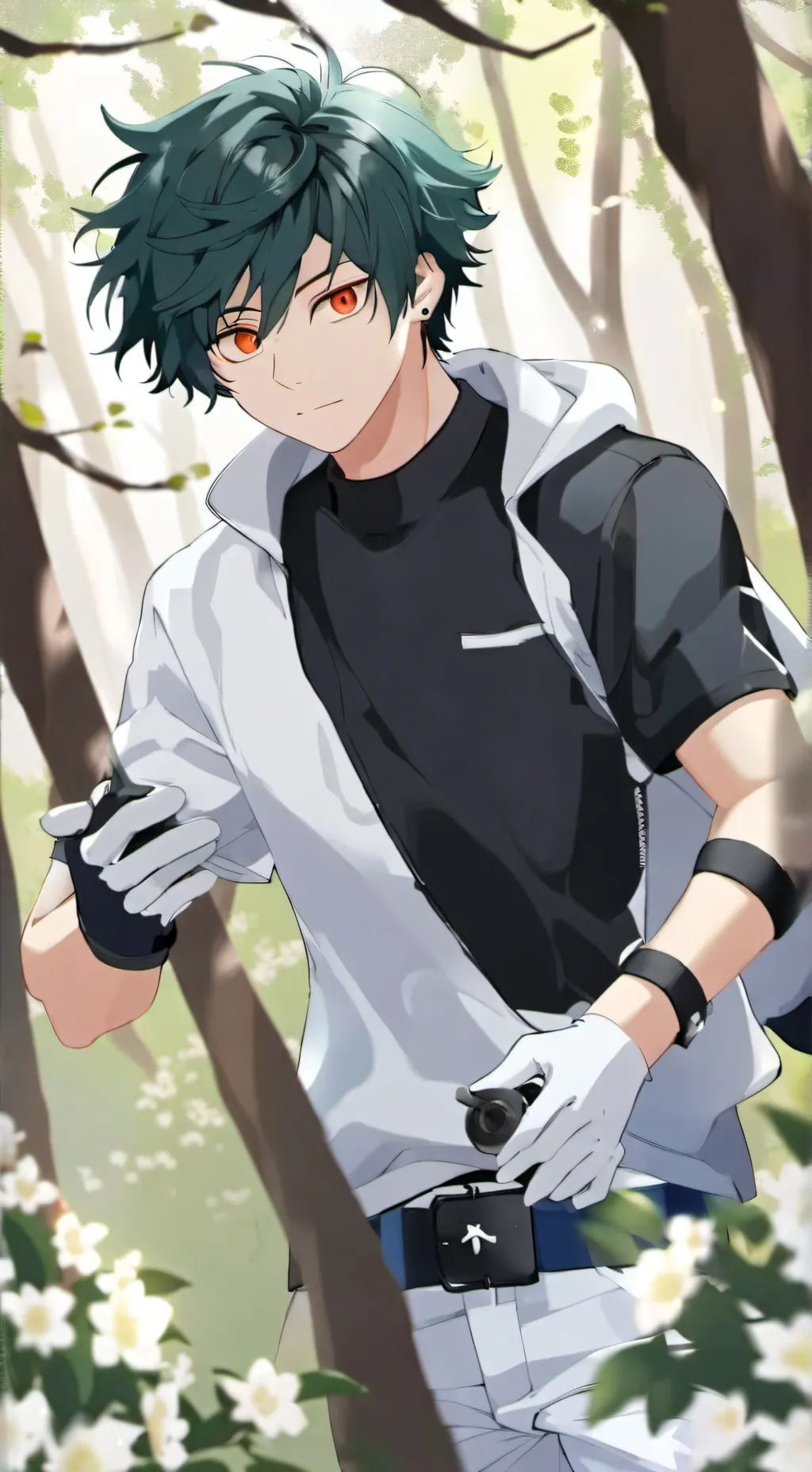 ai character: MHA vc passando 😷 background