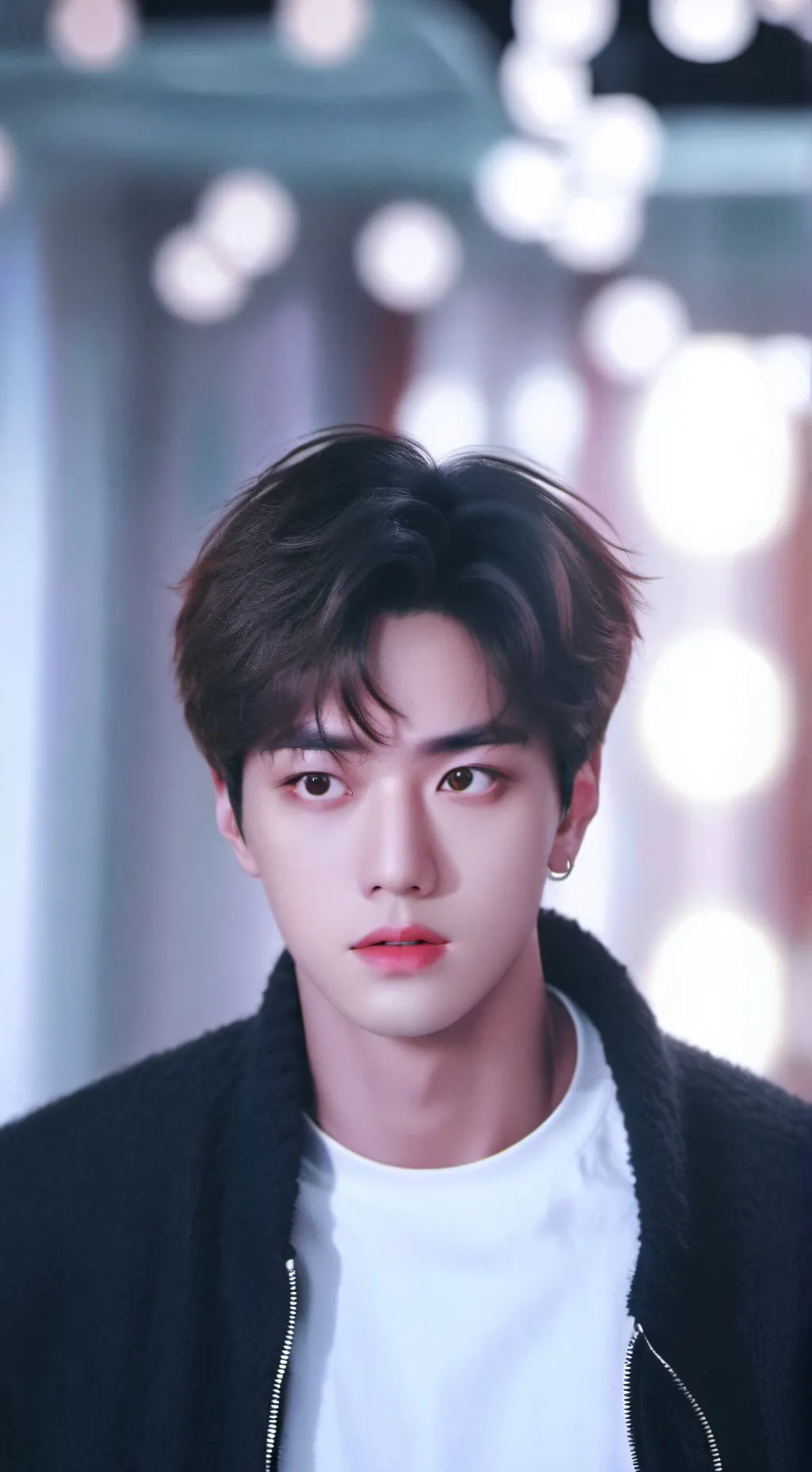 ai character: Seok Jin bts  background