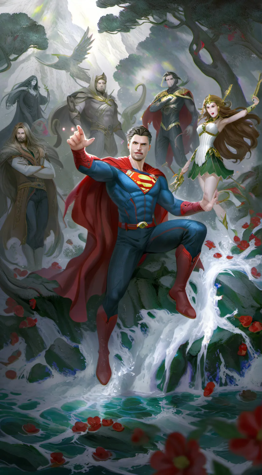 ai character: hero isekai background