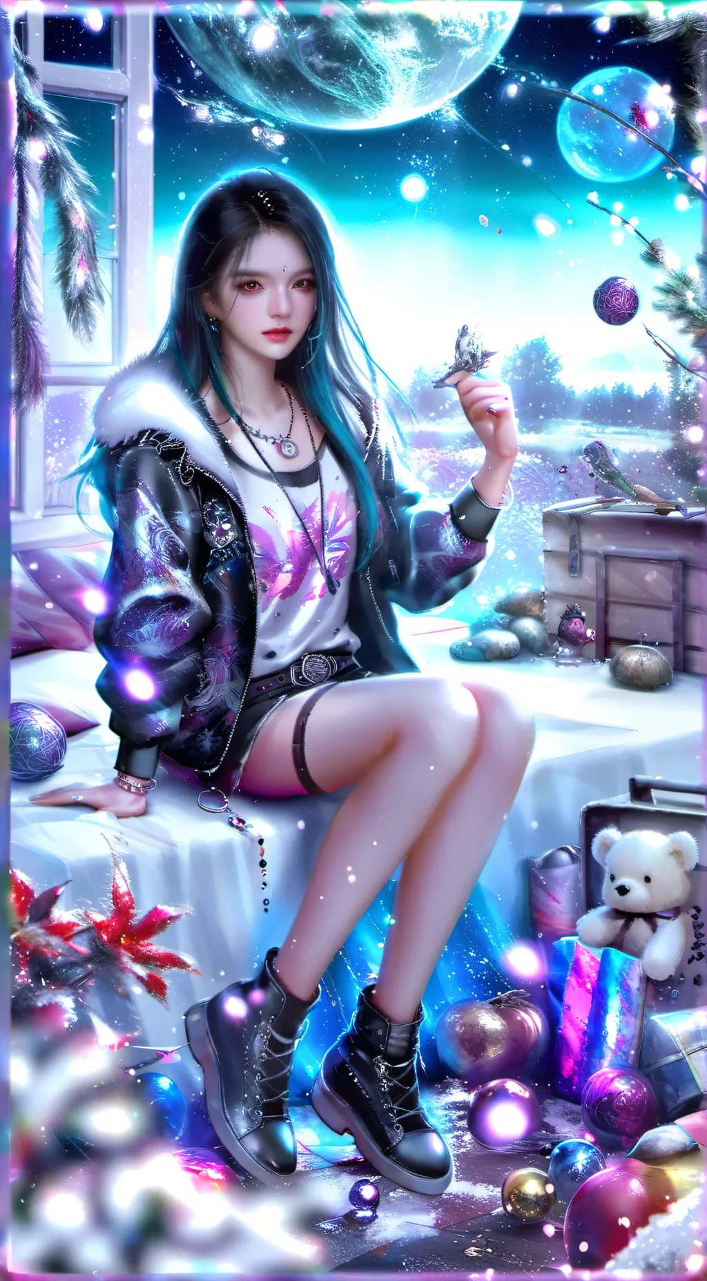 ai character: Mattie  background