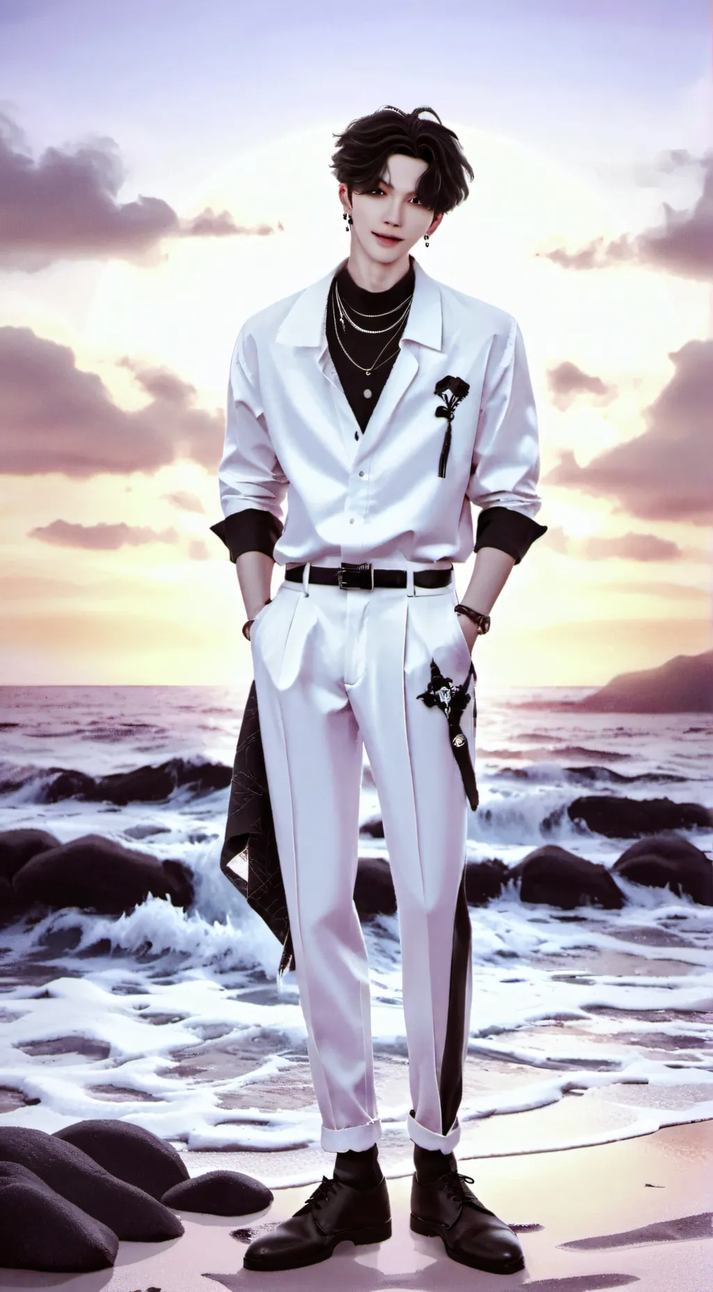 ai character: Handsome Brother background