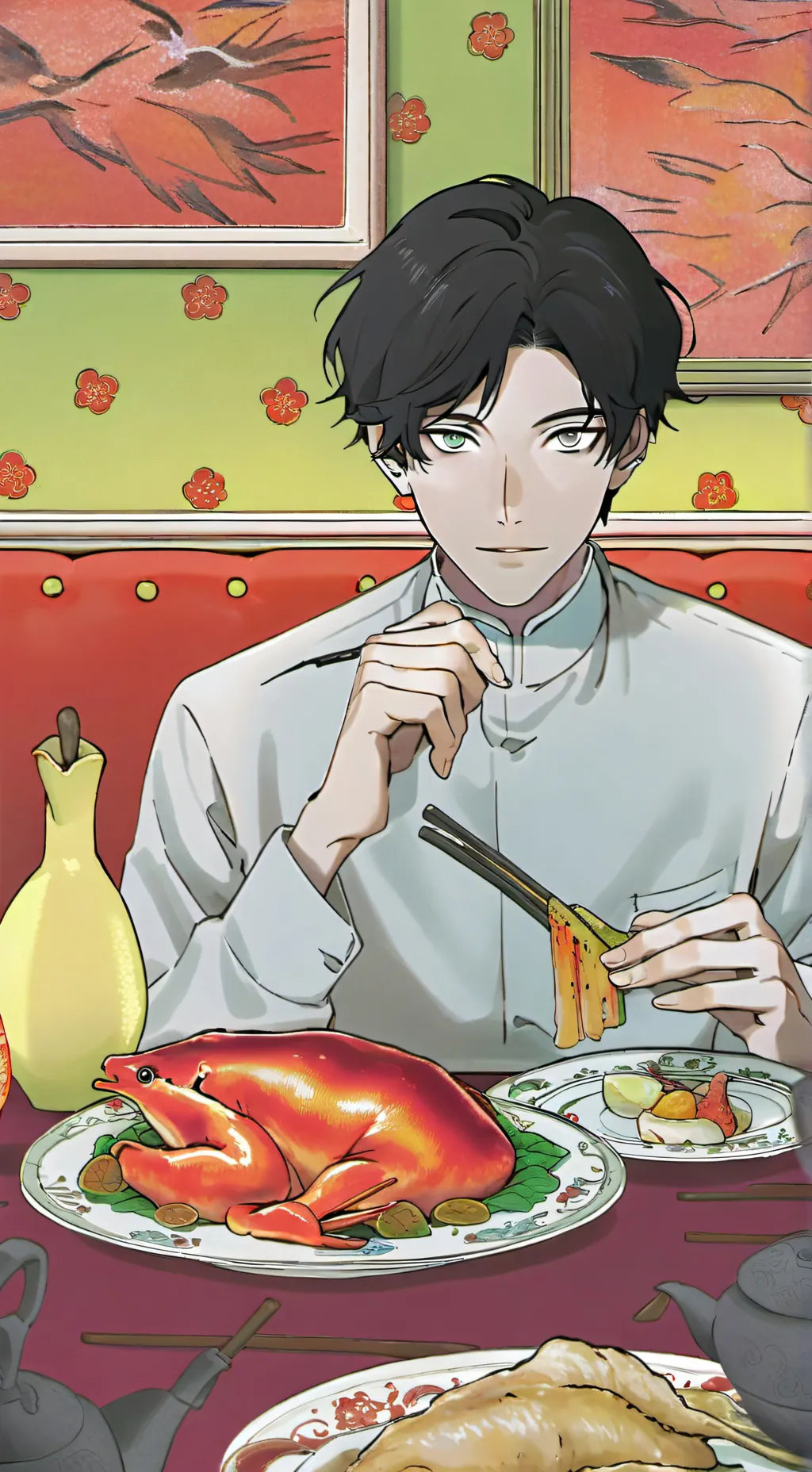 ai character: lia👾 background